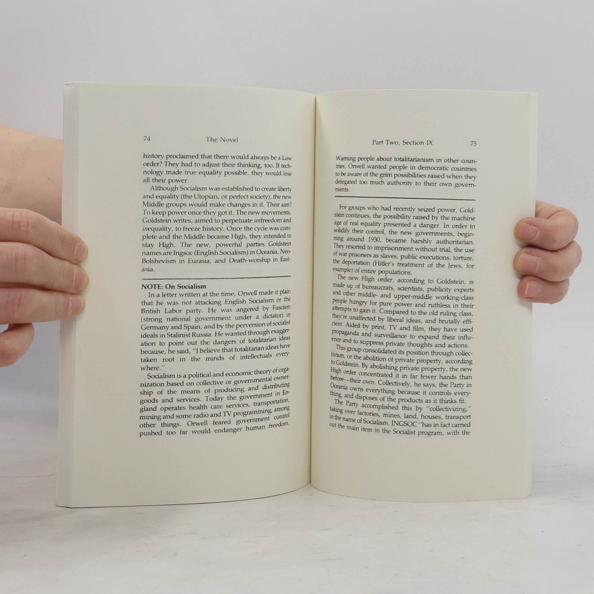 Michael Spring Barron's Book Notes: 1984