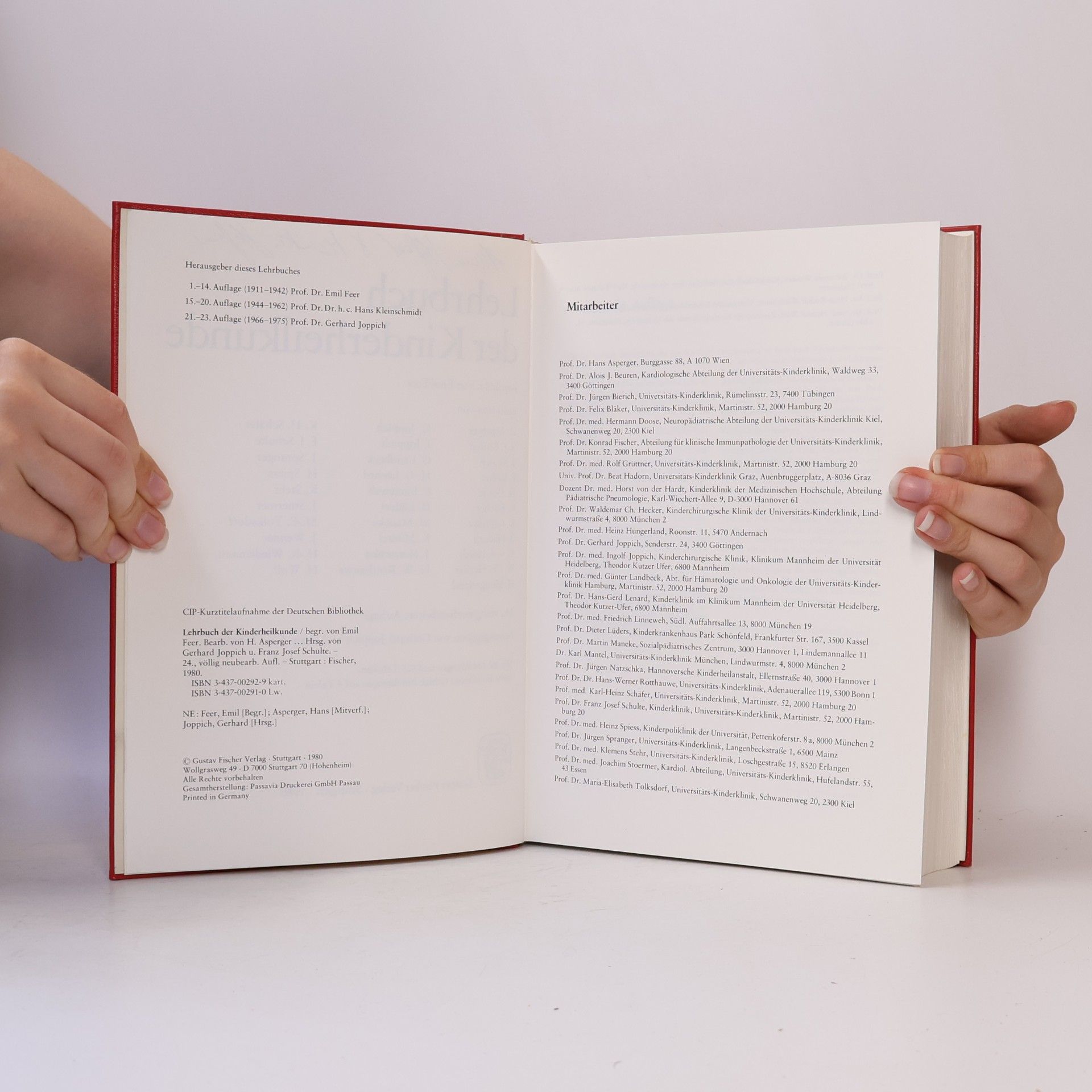 E. Feer Lehrbuch der Kinderheilkunde