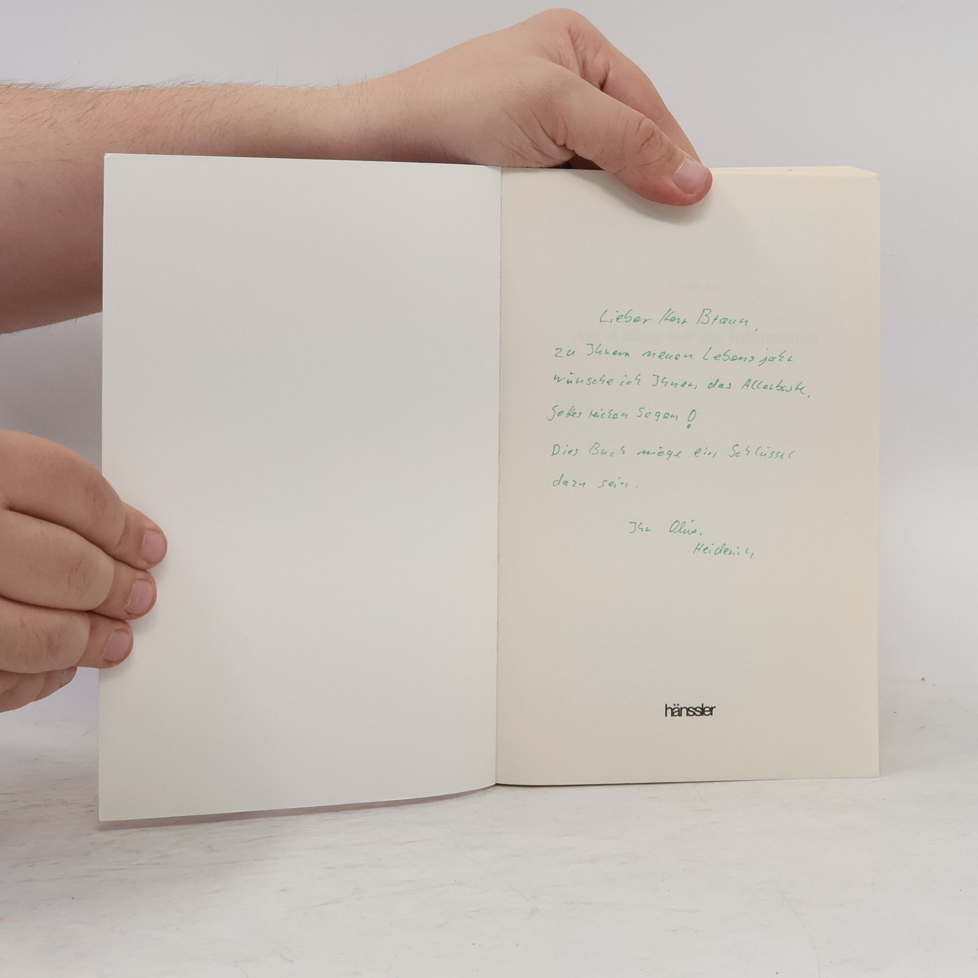 Werner Gitt Edition C. Unterreihe C - Allgemeine Themen: Am Anfang war die Information