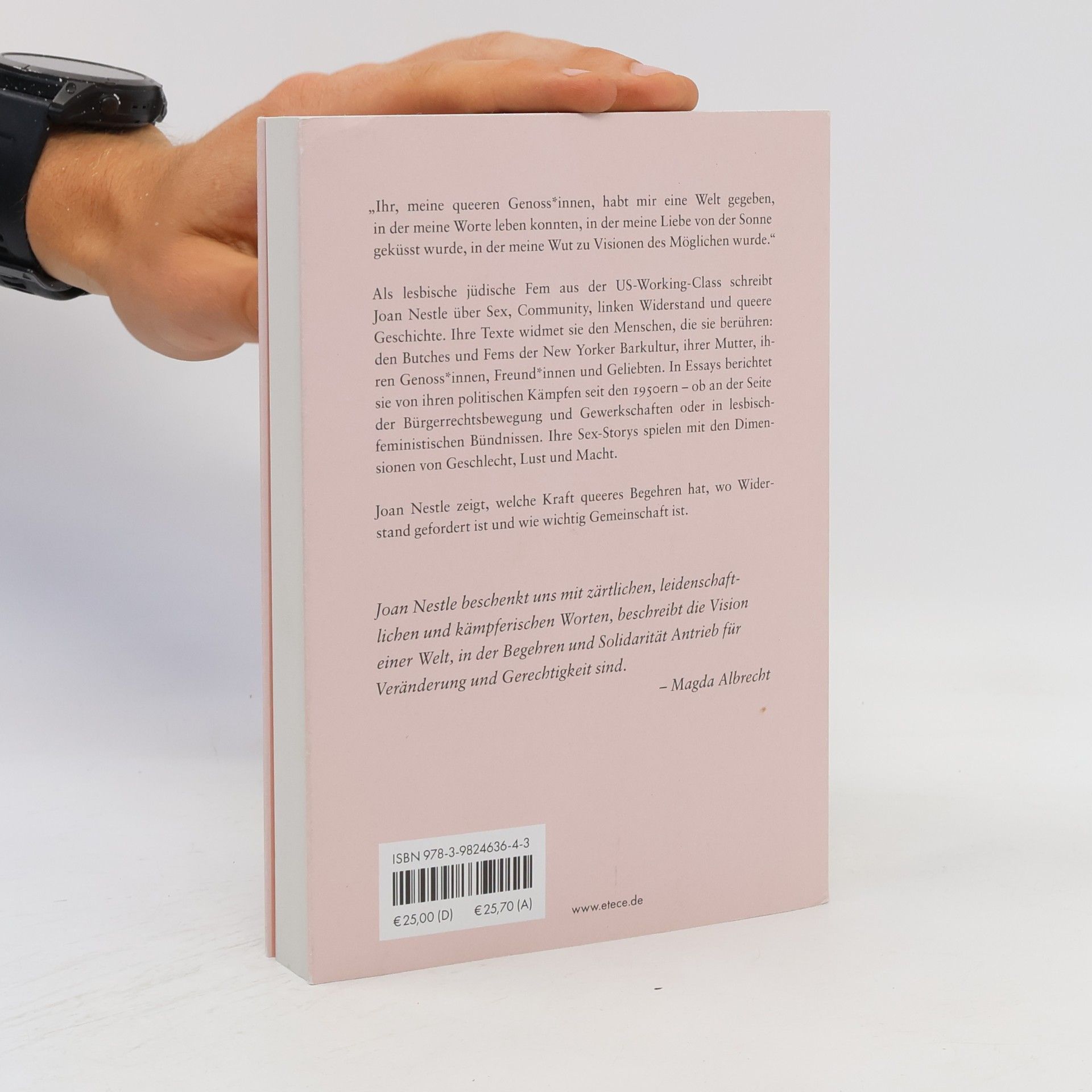 Joan Nestle Begehren und Widerstand
