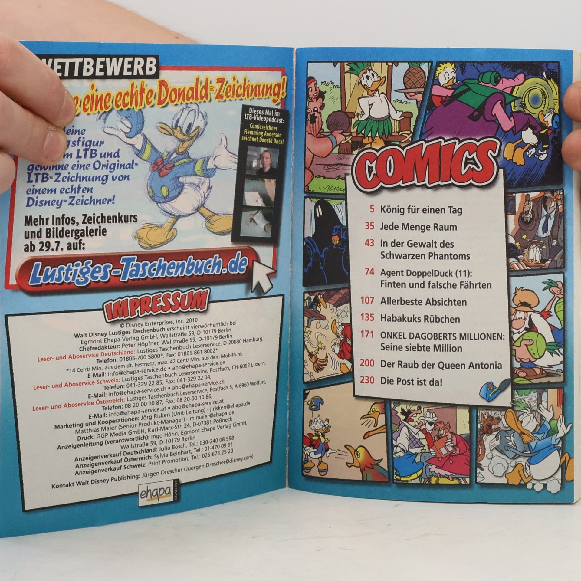 Walt Disney Lustiges Taschenbuch 405. Urlaubszeit