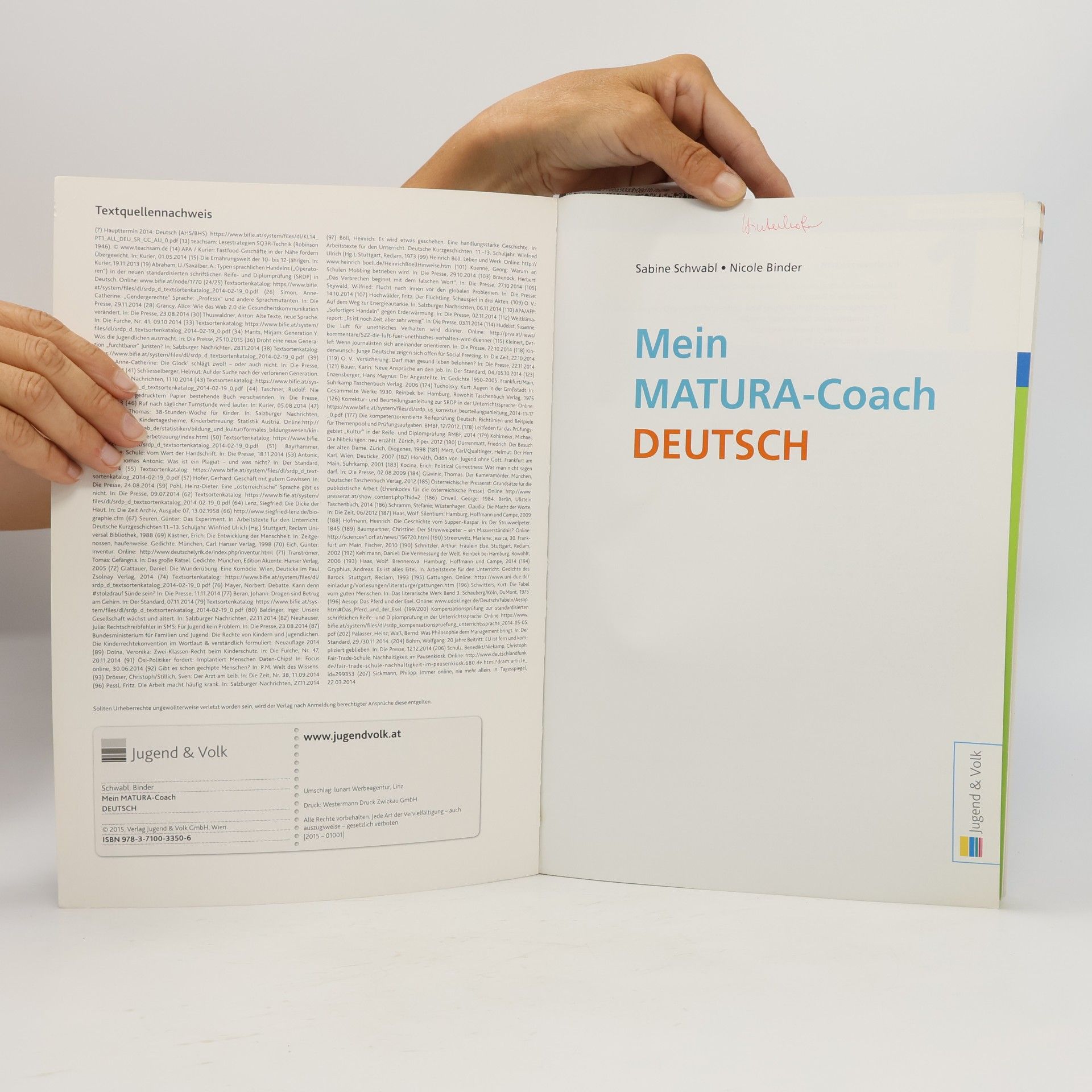 Sabine Schwabl Mein Matura-Coach Deutsch