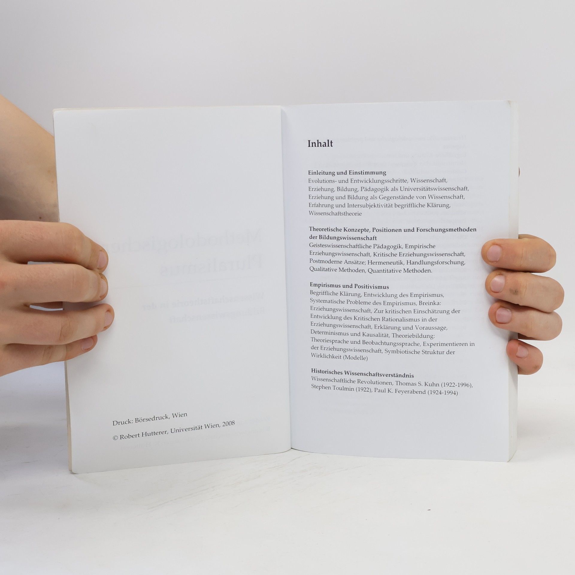 Autorenkollektiv Methodologischer Pluralismus