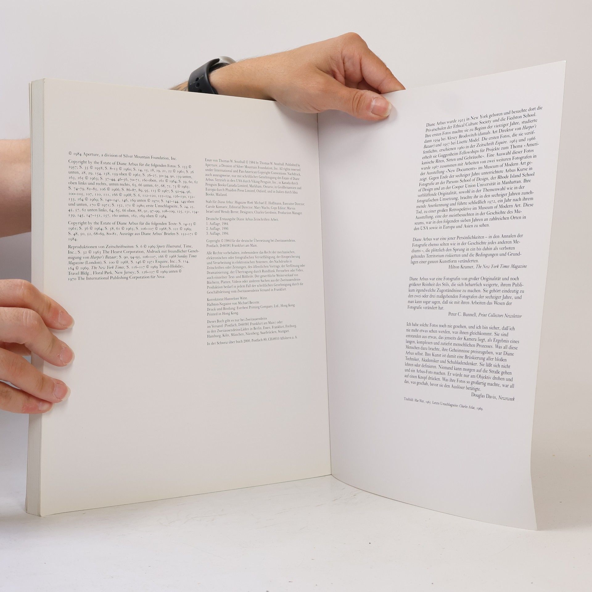 Diane Arbus Zeitschriften Arbeit
