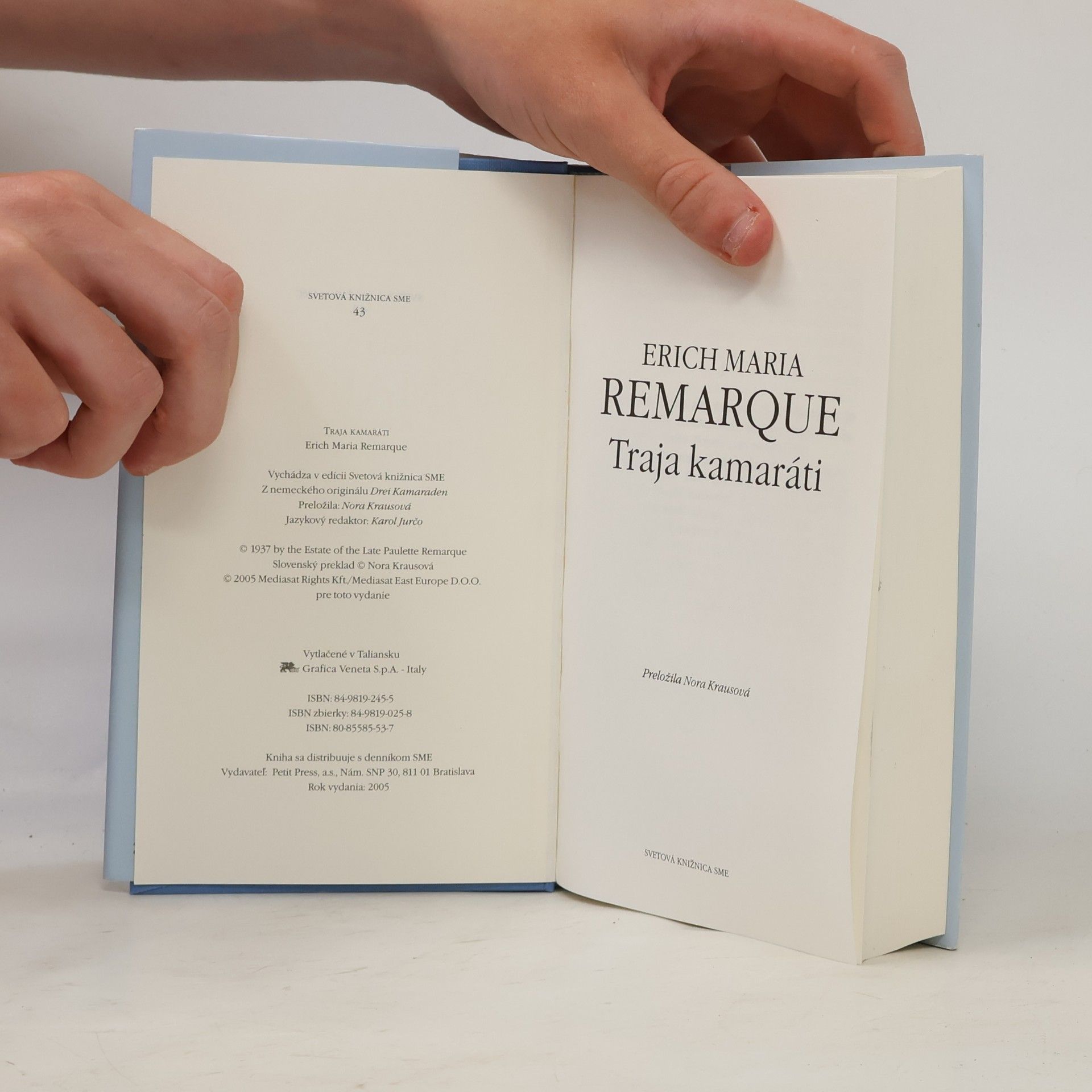 Erich Maria Remarque Traja kamaráti