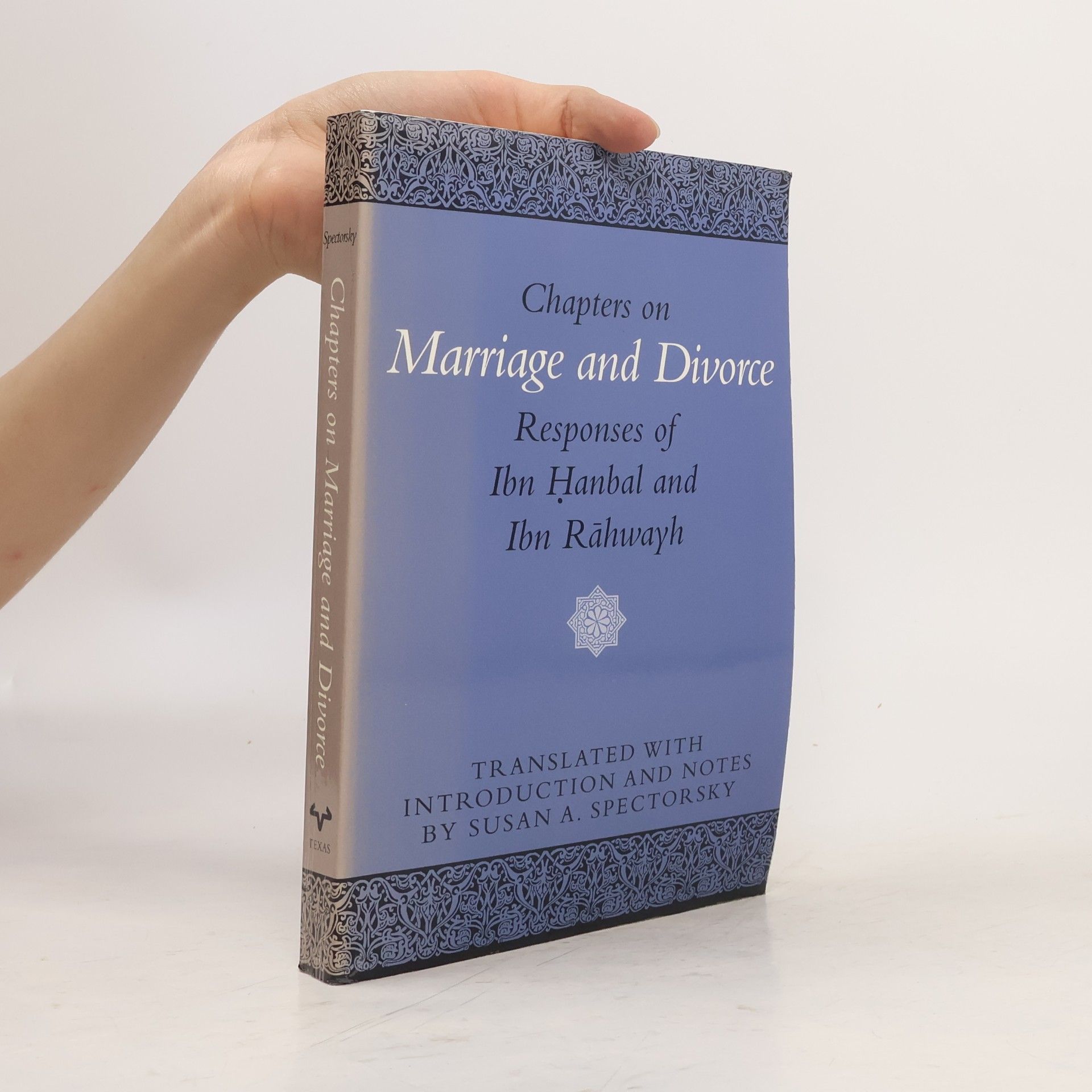 Susan A. Spectorsky Chapters on Marriage and Divorce