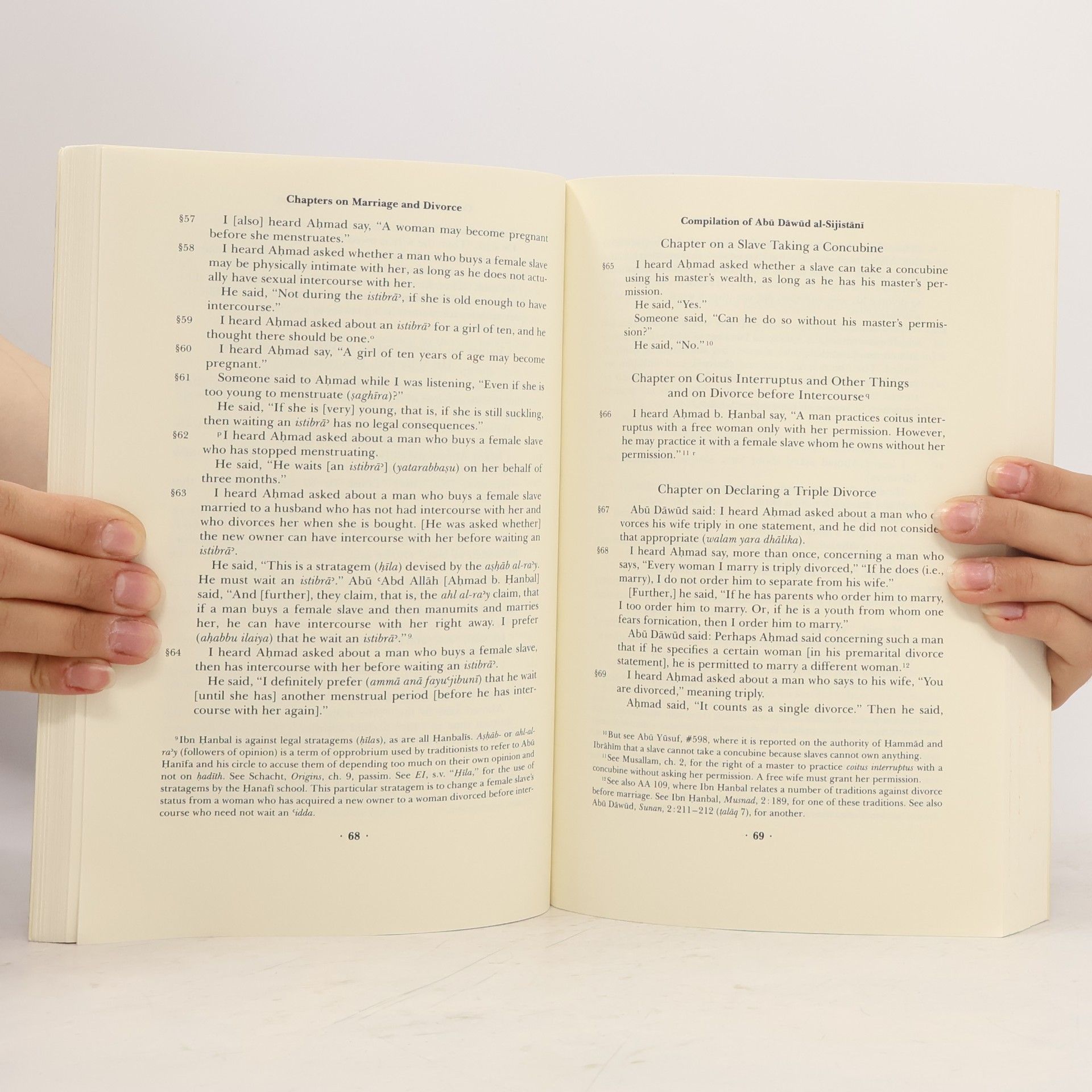Ahmad ibn Muhammad Ibn Hanbal Chapters on Marriage and Divorce