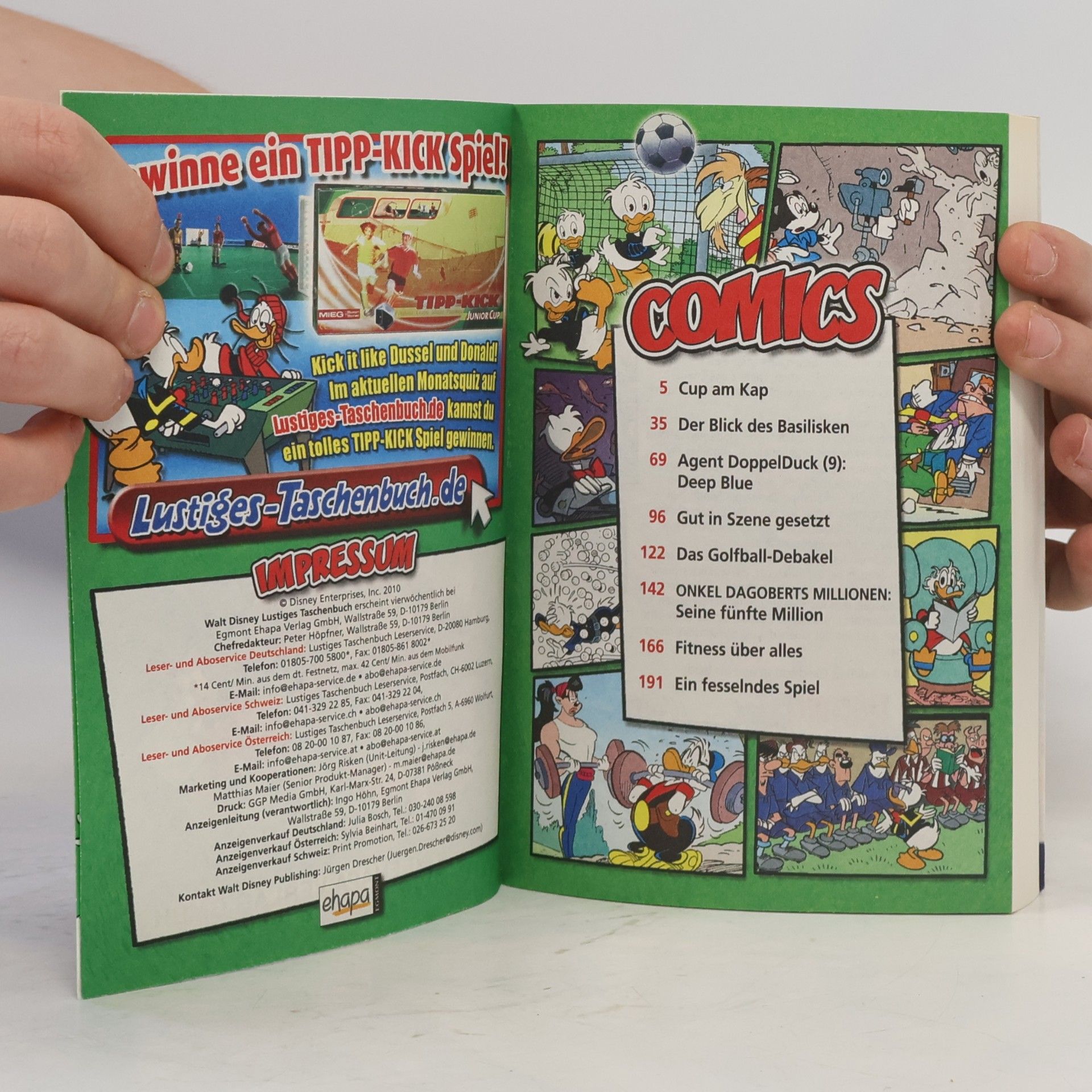 Walt Disney Lustiges Taschenbuch 403. Cup am Kap