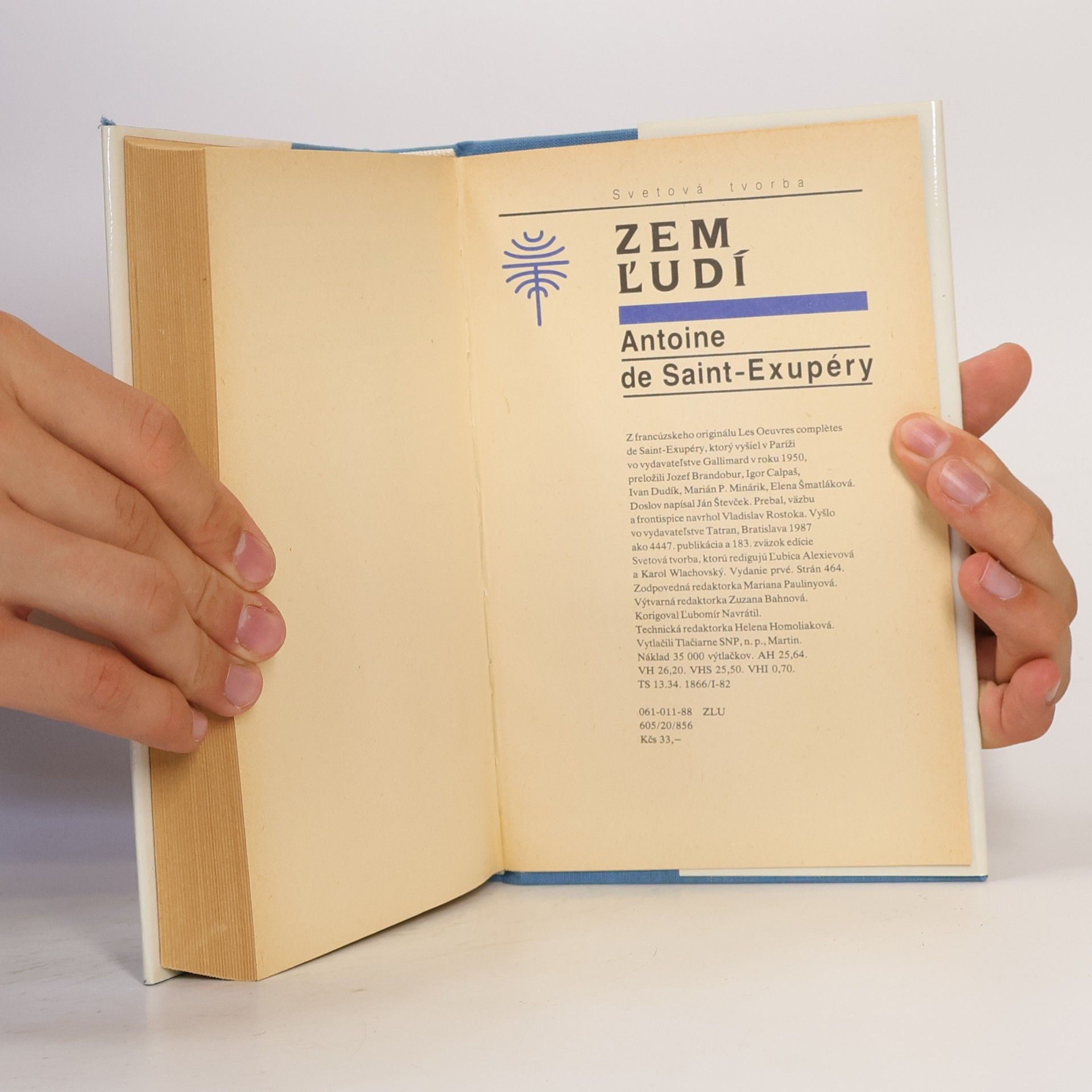 Antoine de Saint-Exupéry Zem l'udí