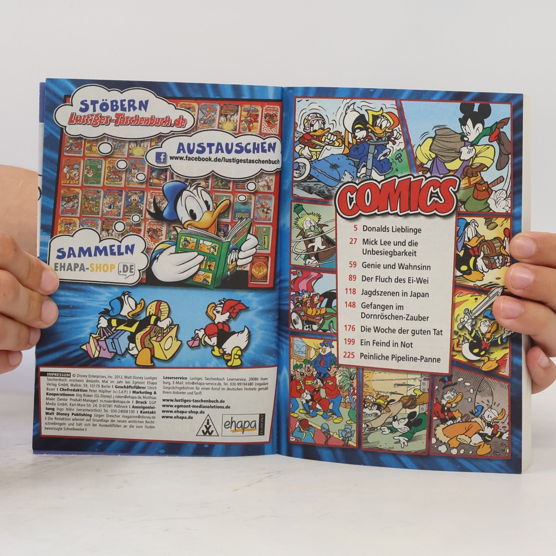 Walt Disney Lustiges Taschenbuch 424. Donalds Lieblinge