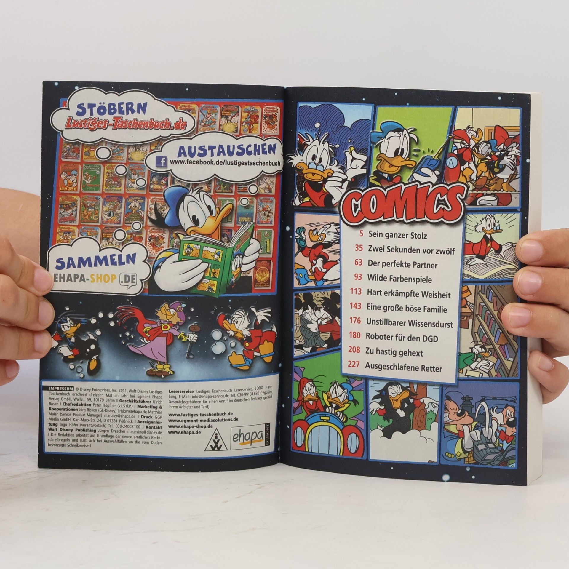 Walt Disney Lustiges Taschenbuch 423. Sein Ganzer Stolz