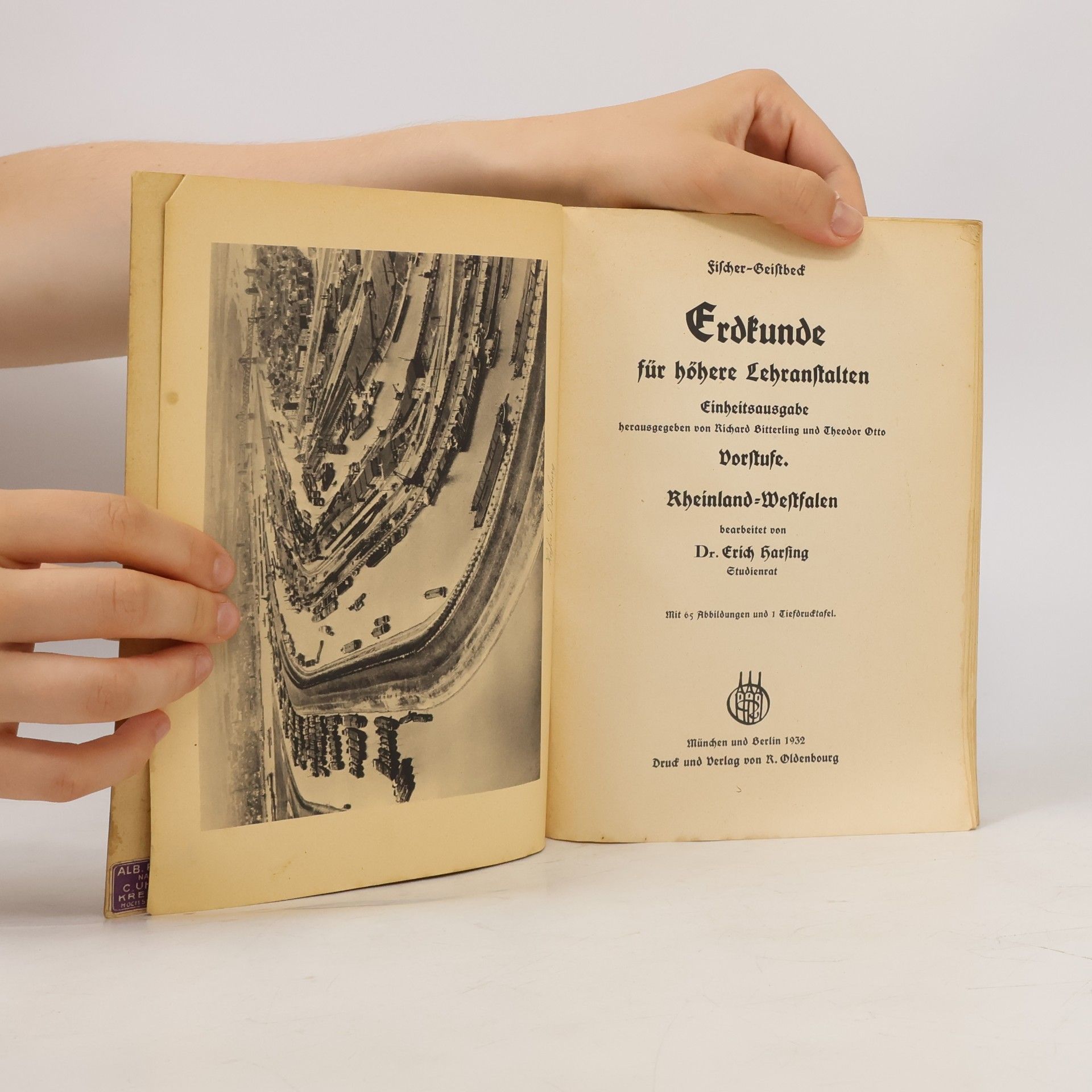 Various authors Erdkunde für höhere Lehranstalten. Rheinland Westfalen