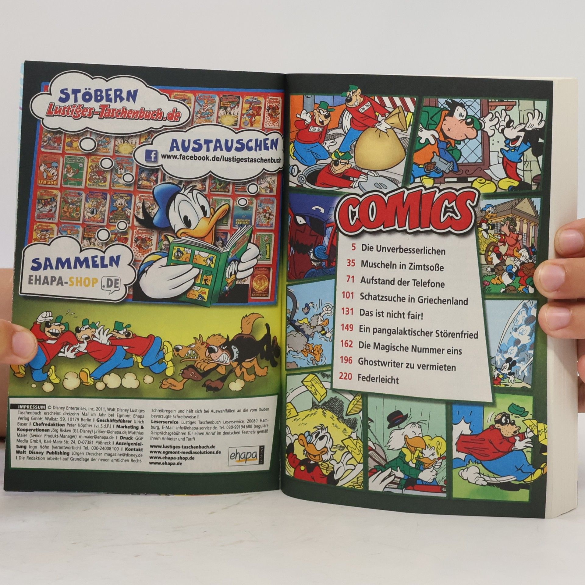 Walt Disney Lustiges Taschenbuch 422. Die Unverbesserlichen