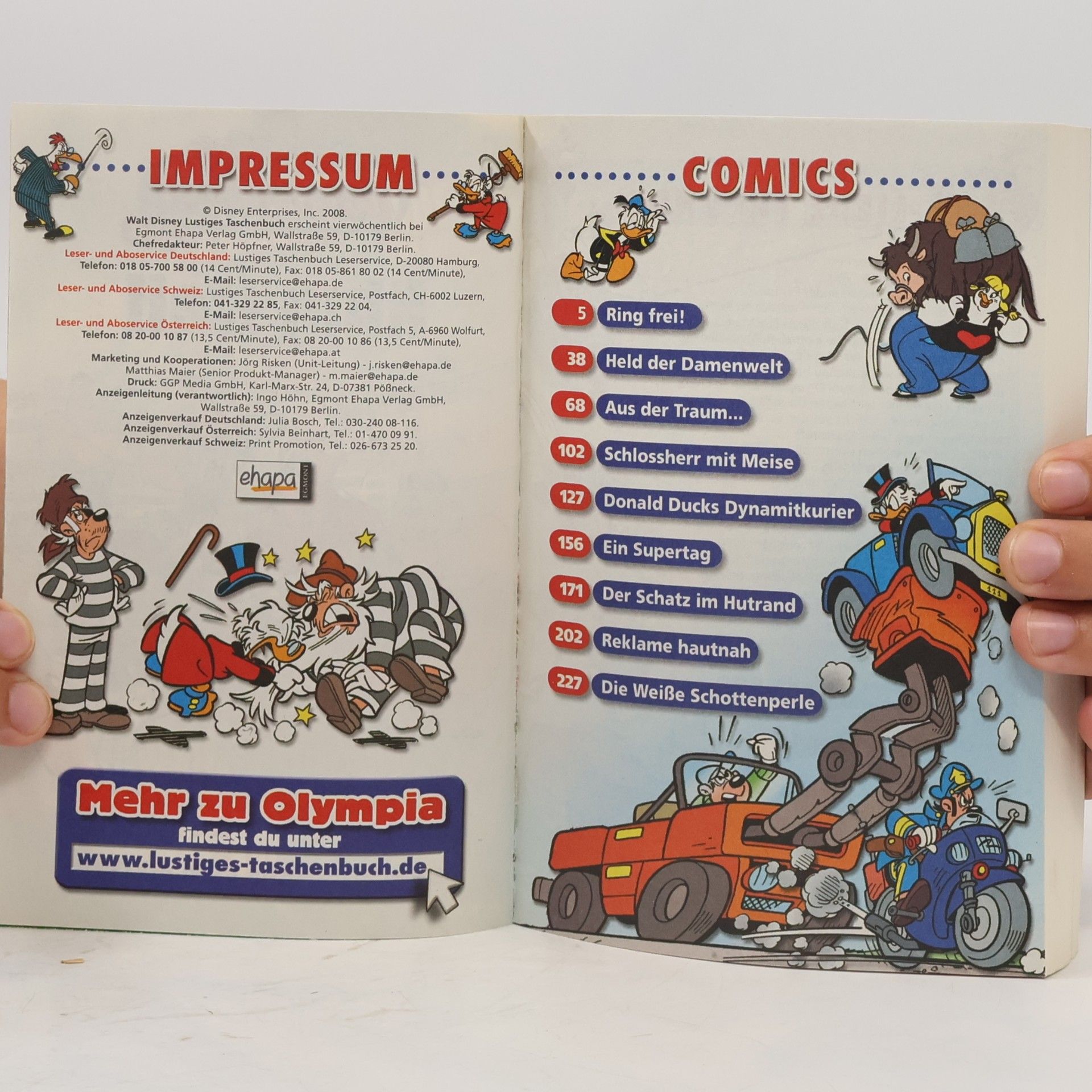Walt Disney Lustiges Taschenbuch 380. Ring frei!