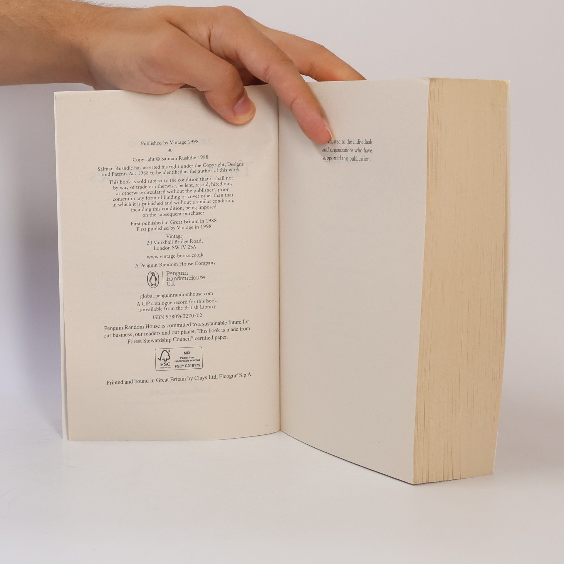 Salman Rushdie The Satanic Verses