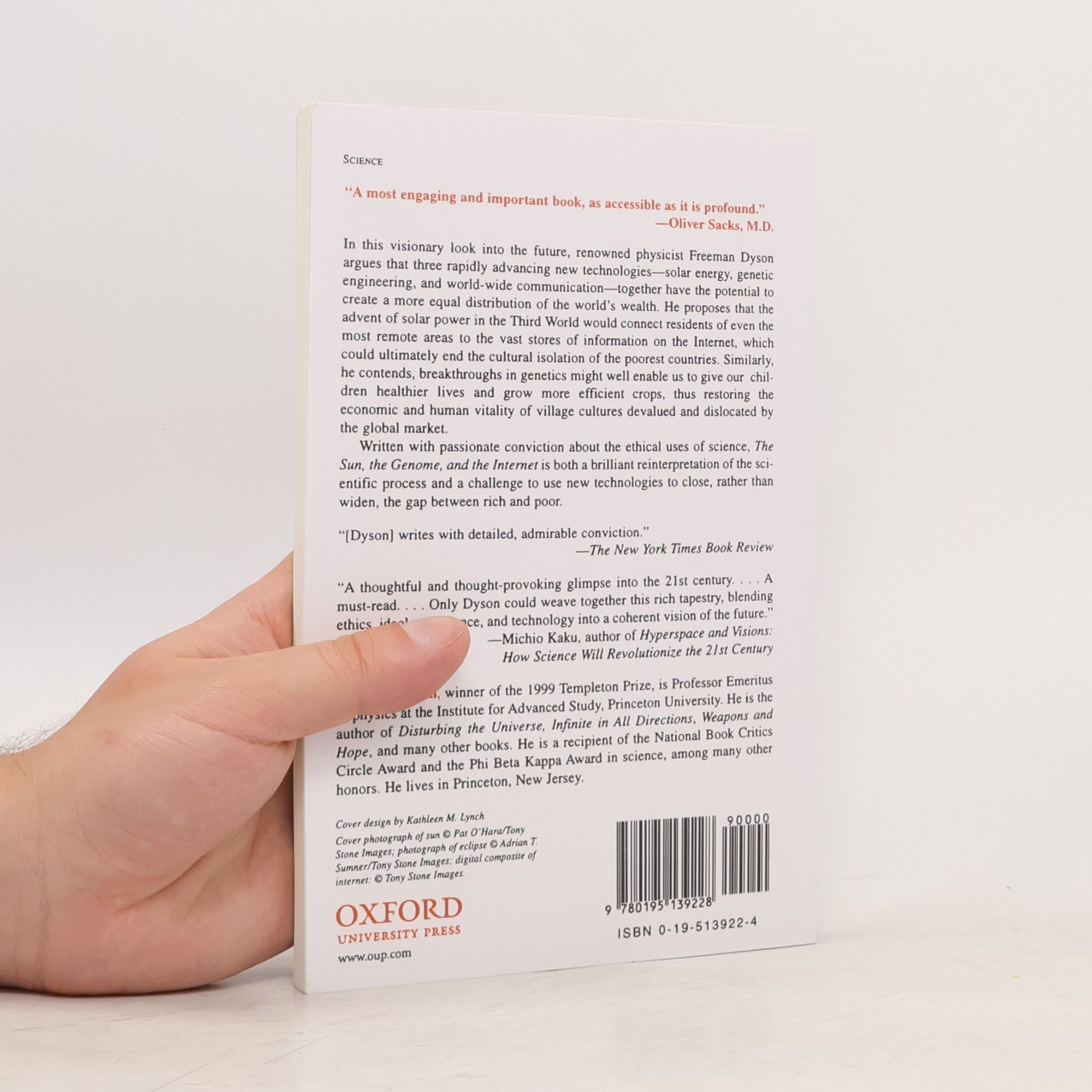 Freeman J. Dyson The Sun, the Genome and the Internet