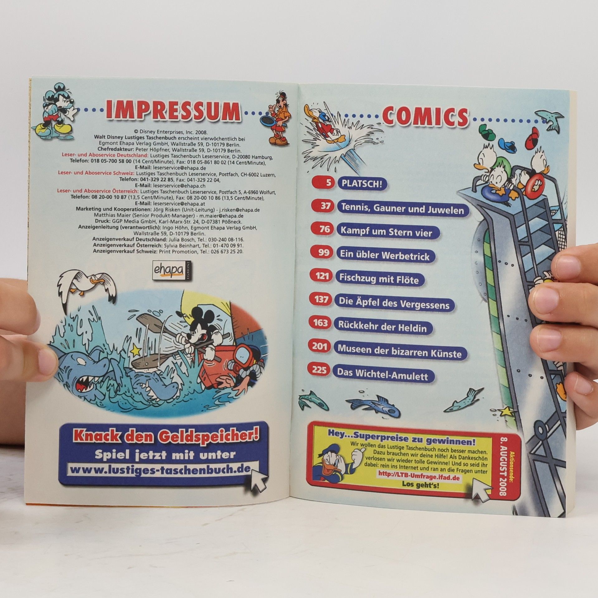 Walt Disney Lustiges Taschenbuch 379. Platsch!