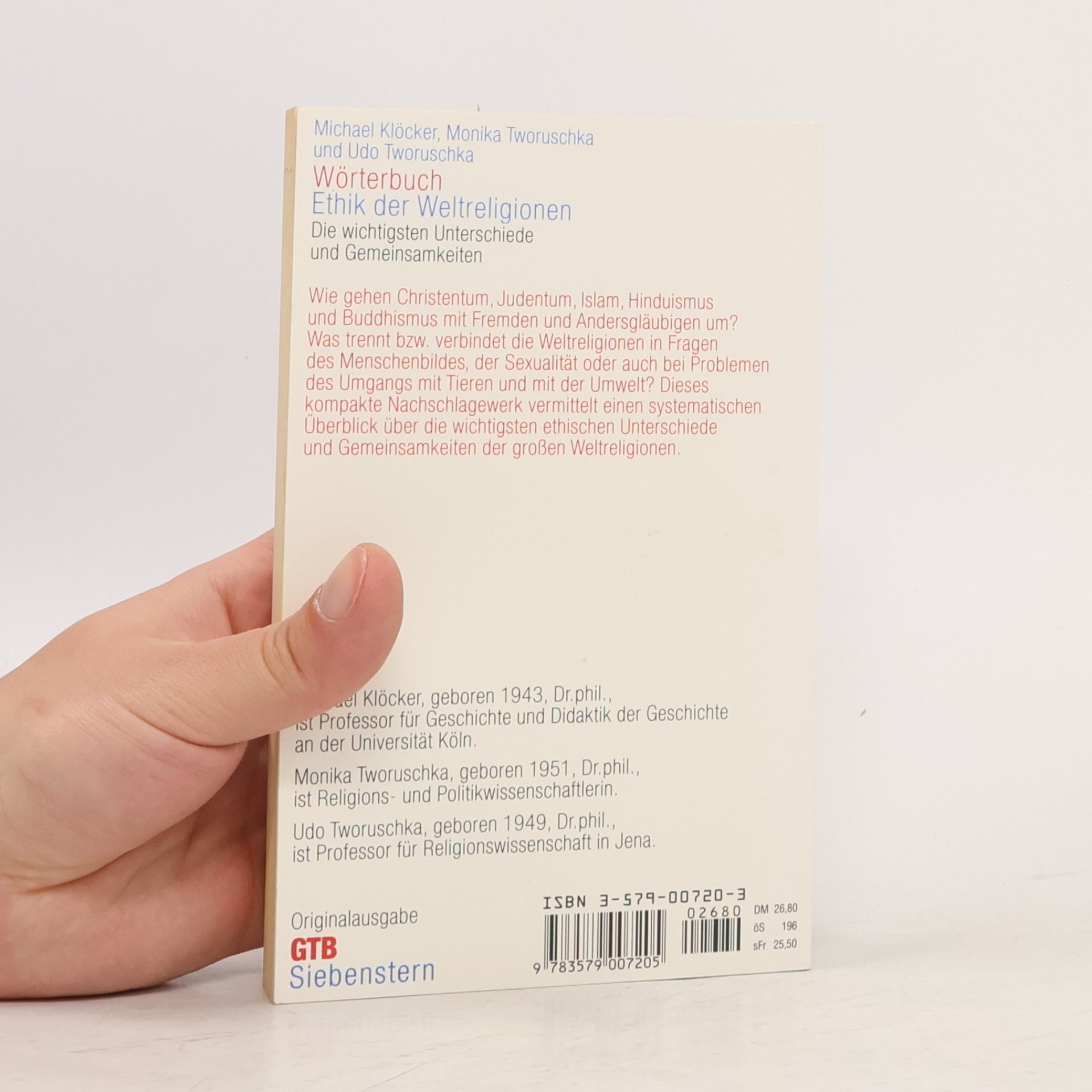 Michael Klöcker Wörterbuch Ethik der Weltreligionen