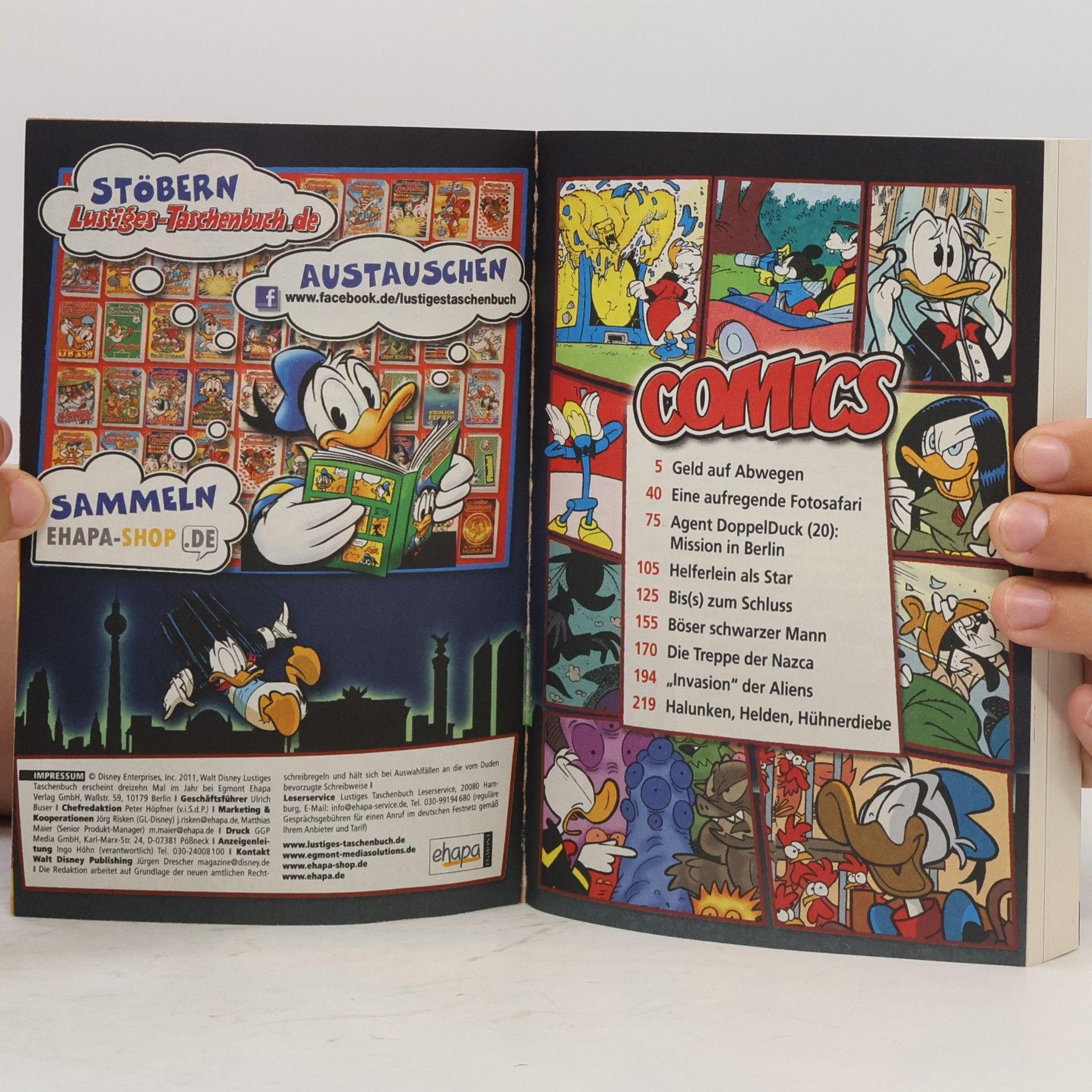 Walt Disney Lustiges Taschenbuch 421. Mission in Berlin
