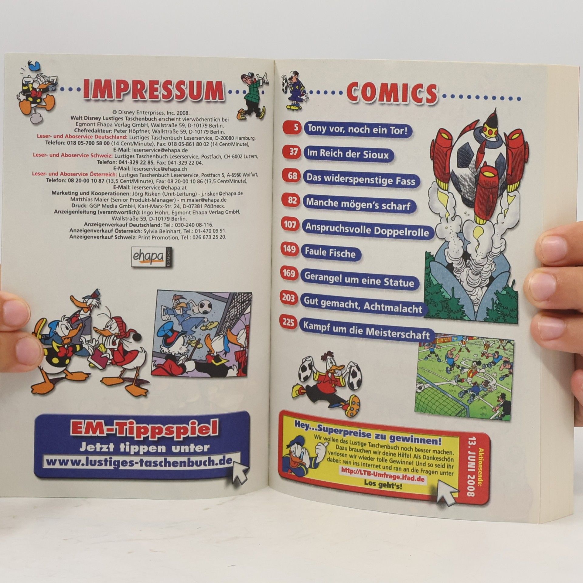 Walt Disney Lustiges Taschenbuch 377. Finale!