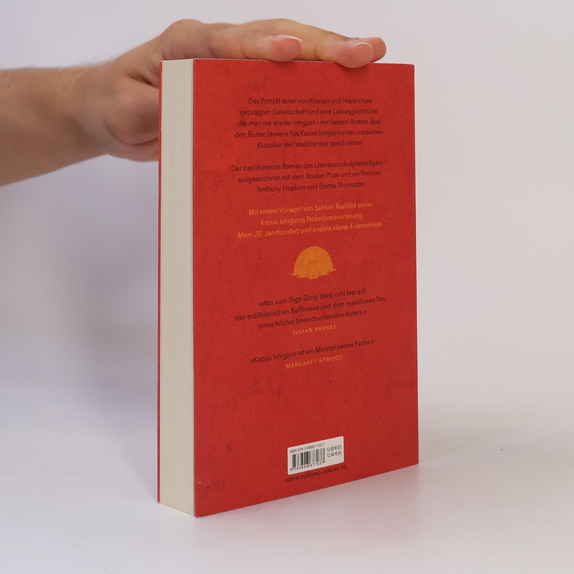 Kazuo Ishiguro Was vom Tage übrig blieb