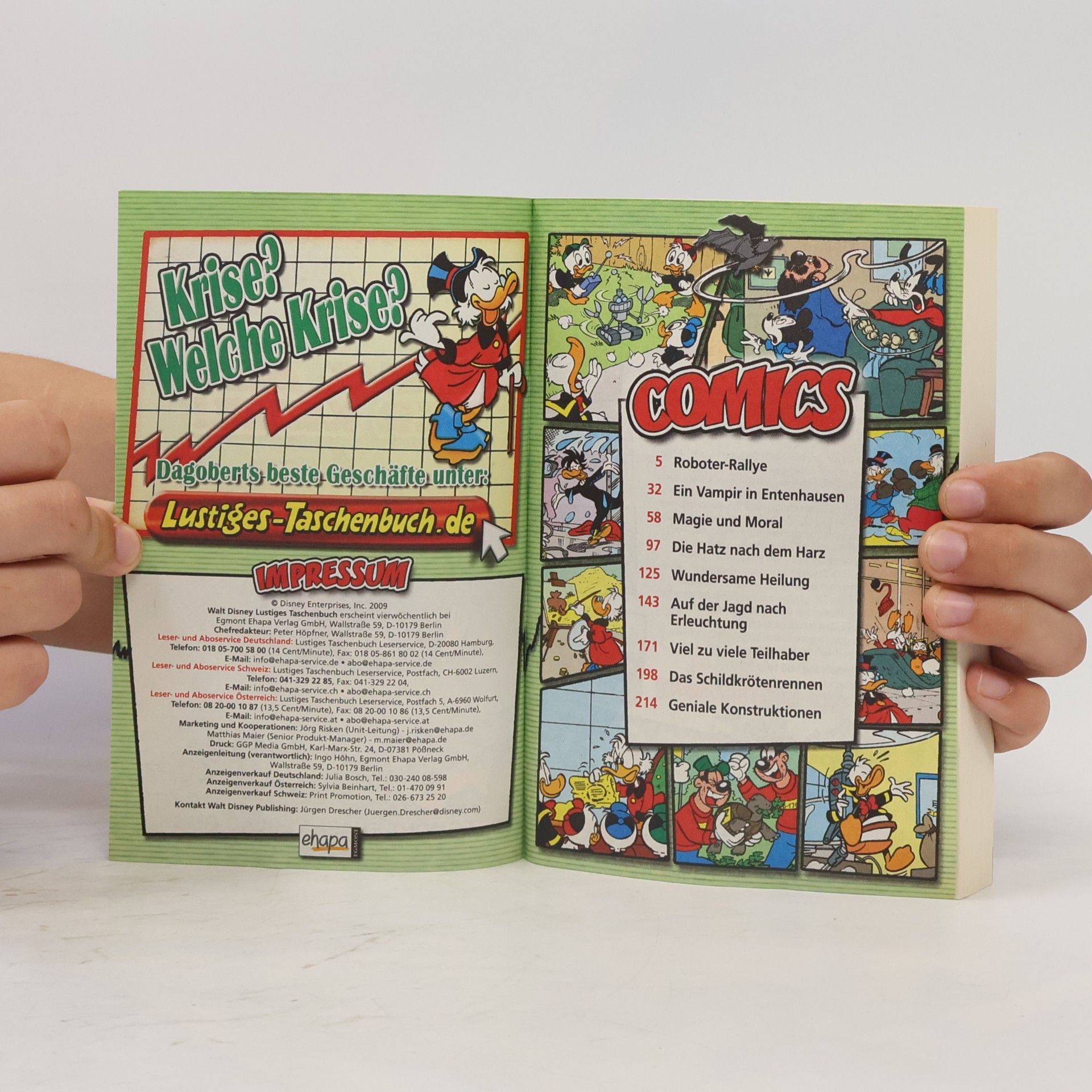 Walt Disney Lustiges Taschenbuch 395. Raus aus der Krise!