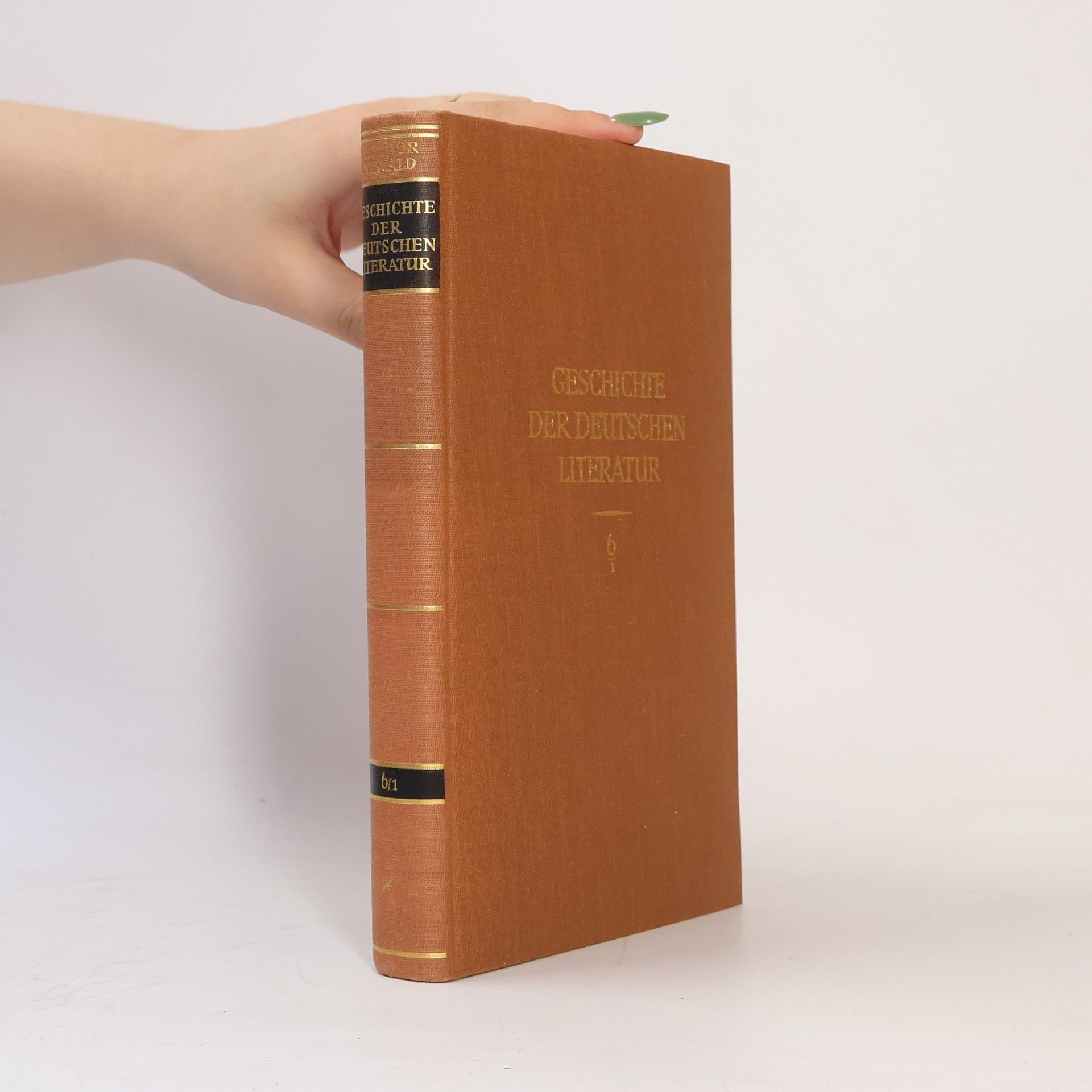 Richard Newald Geschichte der deutschen Literatur 6/1