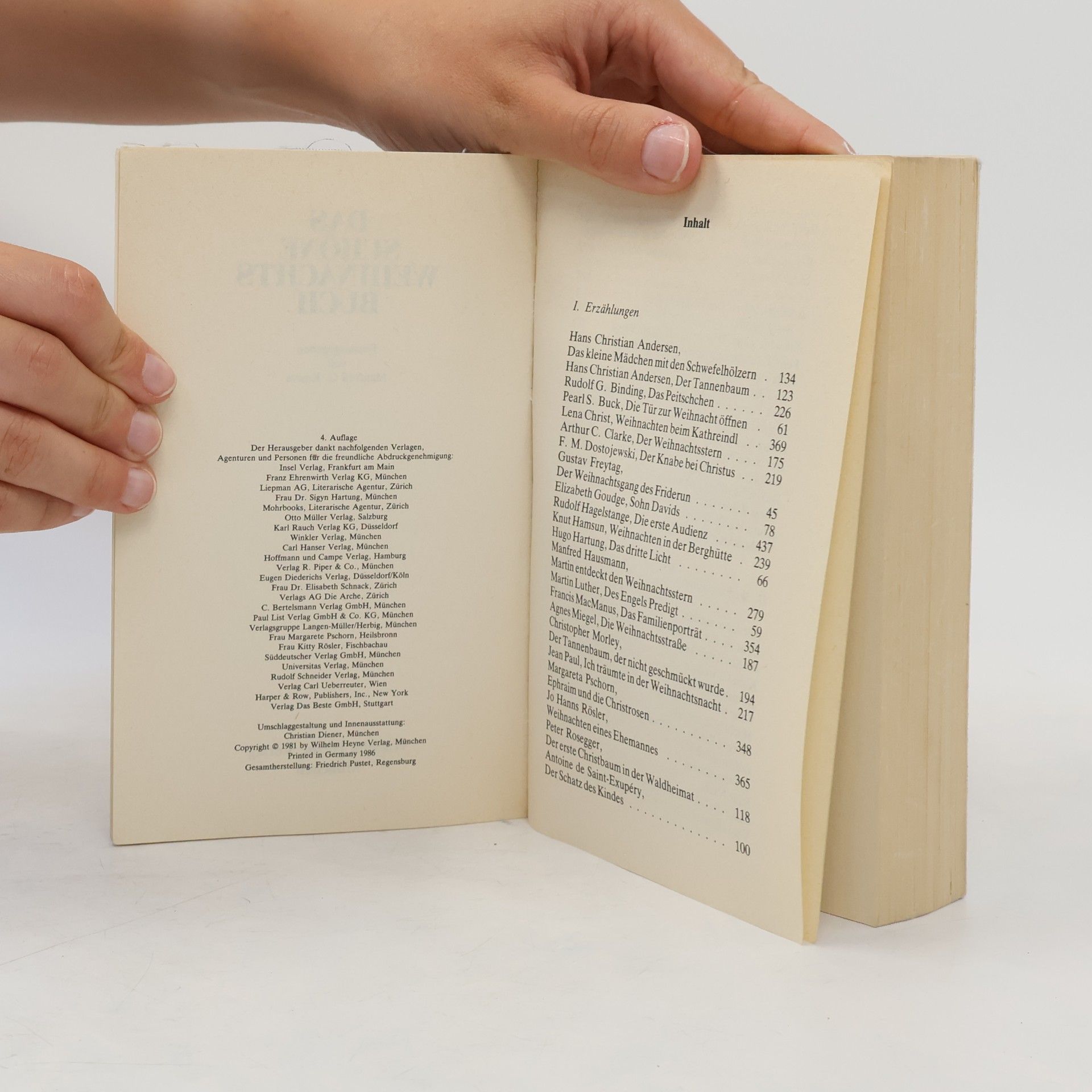 Manfred G. Kawes Das schöne Weihnachtsbuch