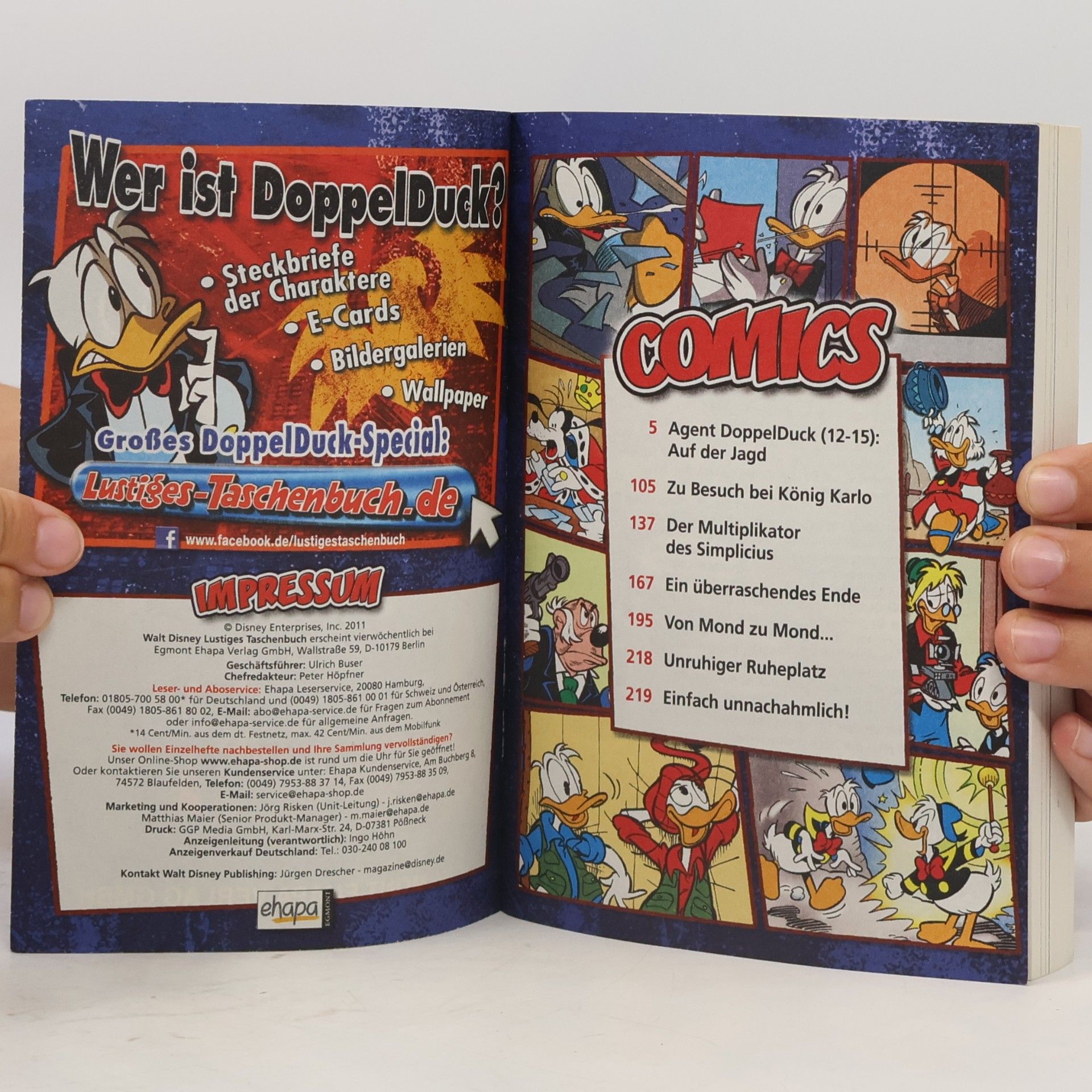 Walt Disney Lustiges Taschenbuch 413. Auf der Jagd