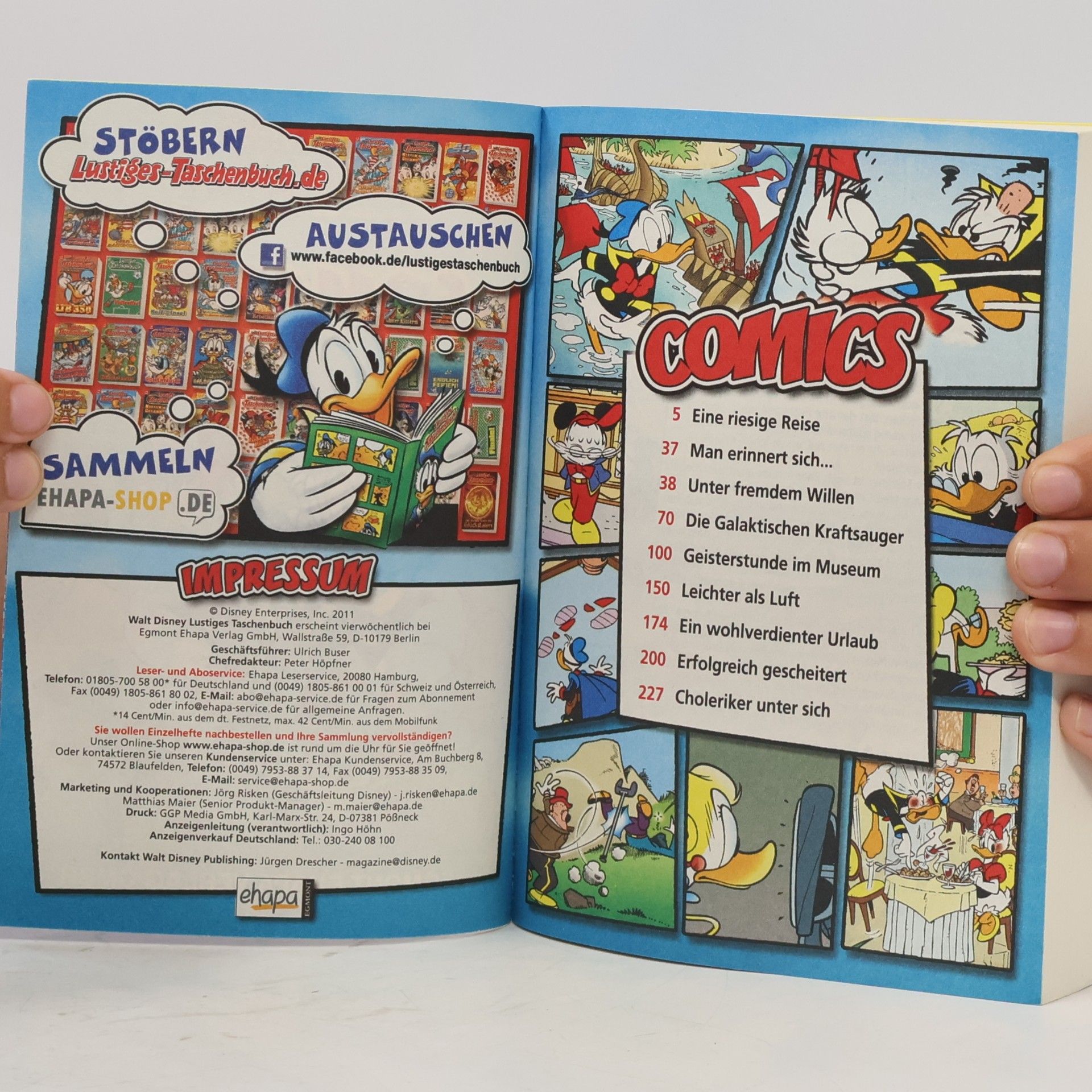 Walt Disney Lustiges Taschenbuch 417. Sommer...