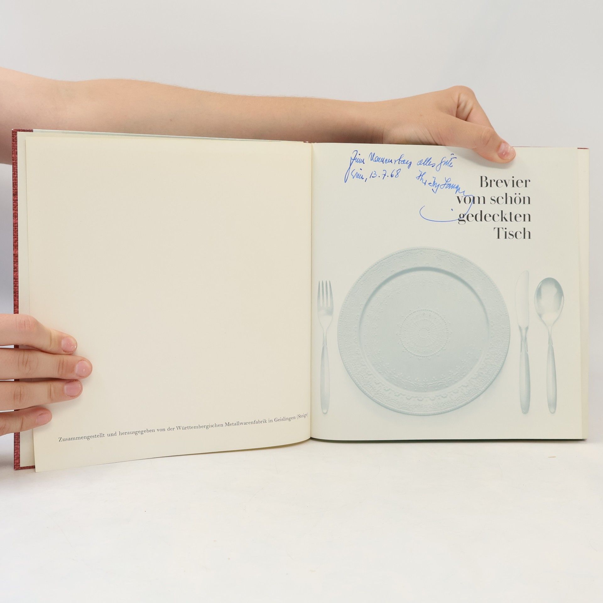 Various authors Brevier vom schön gedeckten Tisch