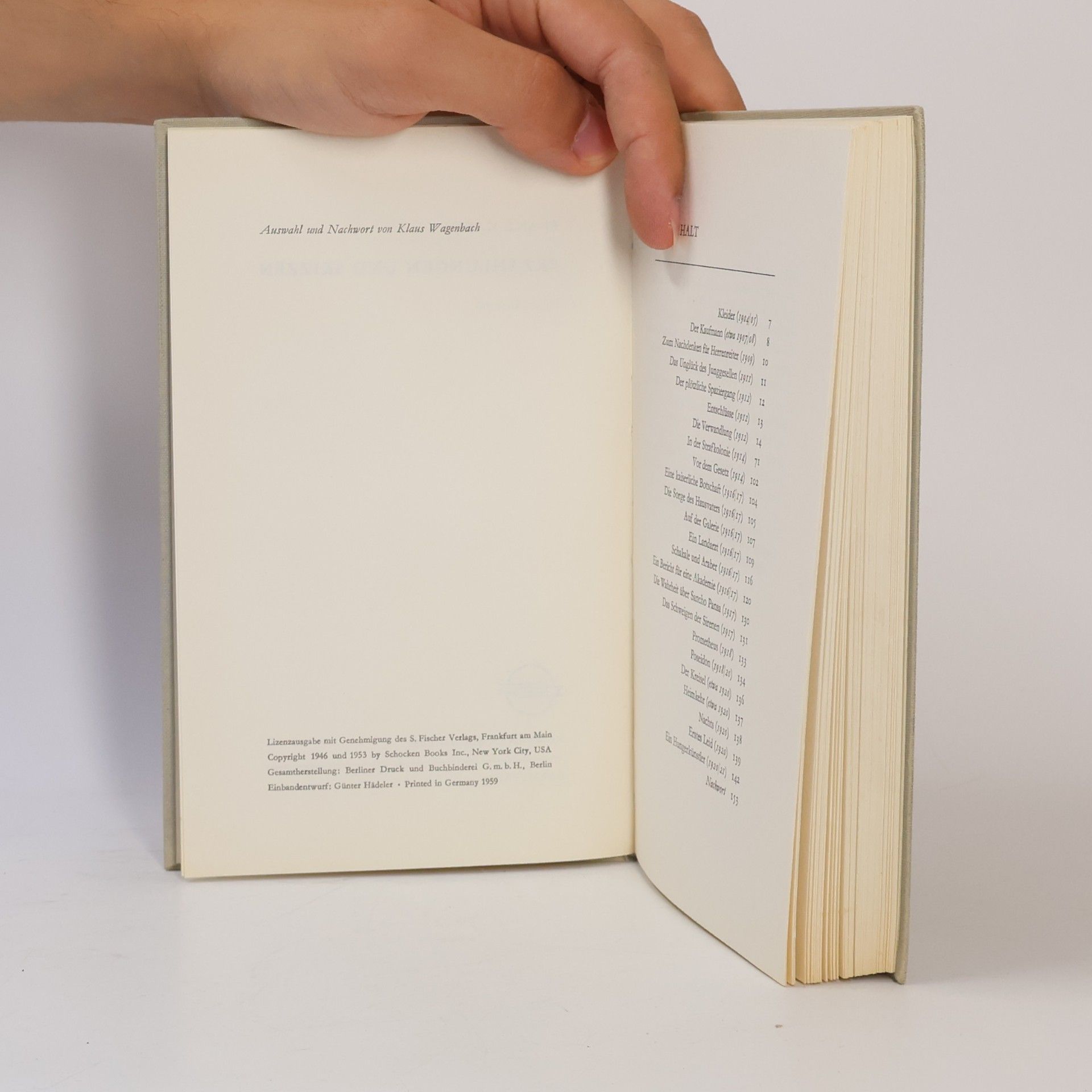 Franz Kafka Erzählungen und Skizzen