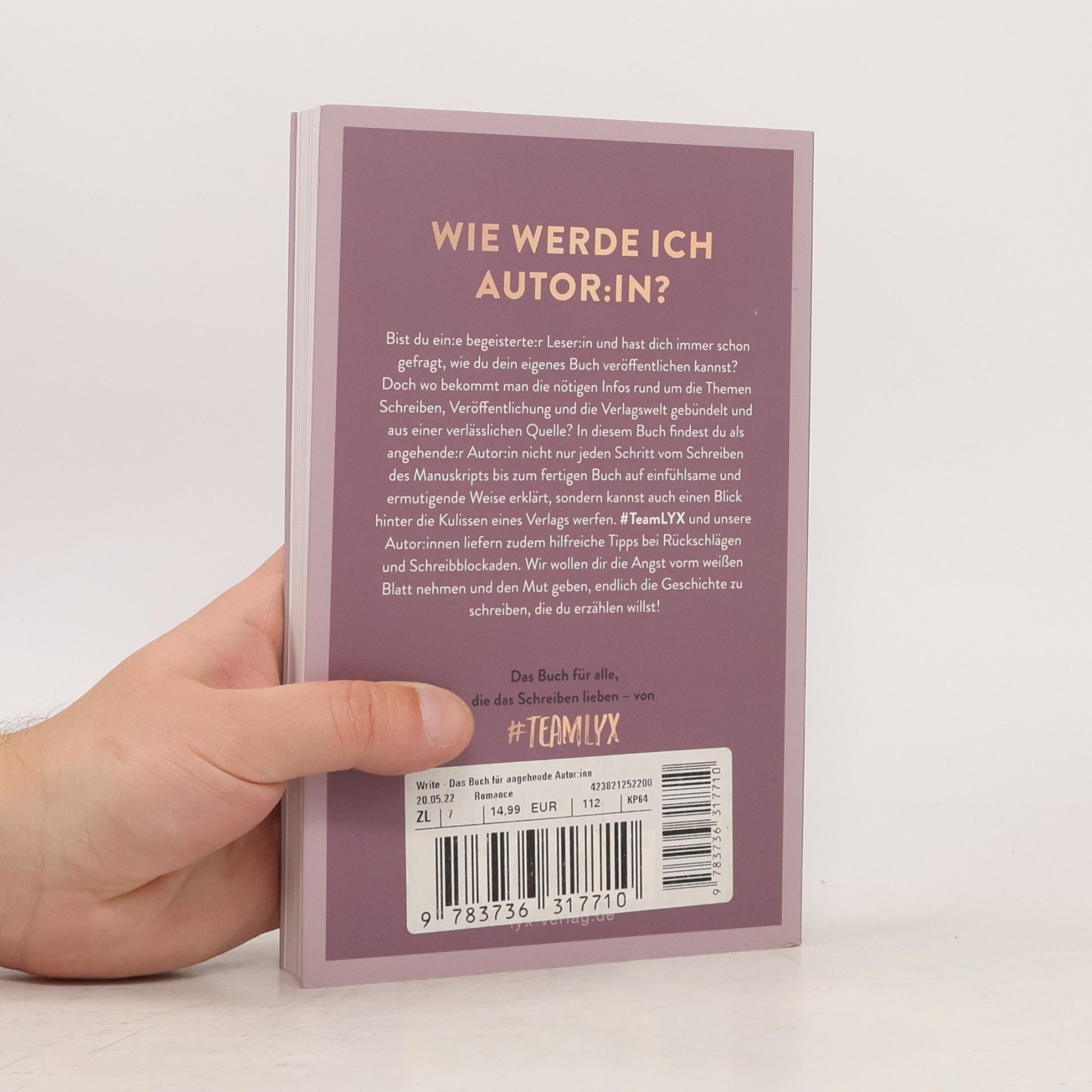 Team LYX Write - Das Buch für angehende Autor:innen