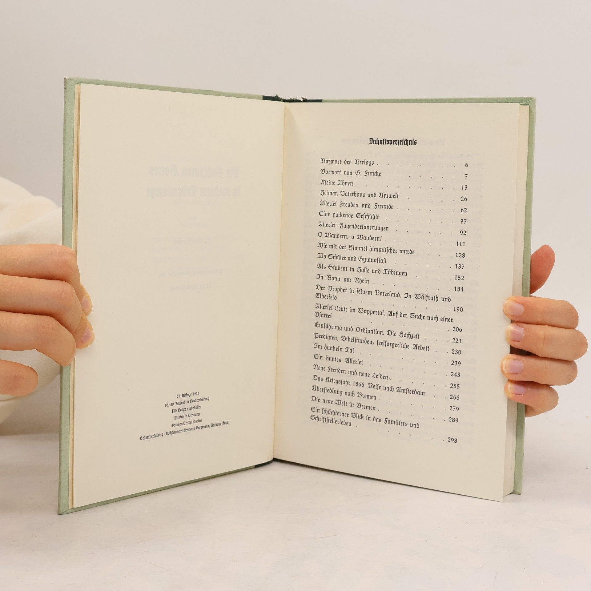 Otto Funcke Die Fußspuren des lebendigen Gottes in meinem Lebenswege