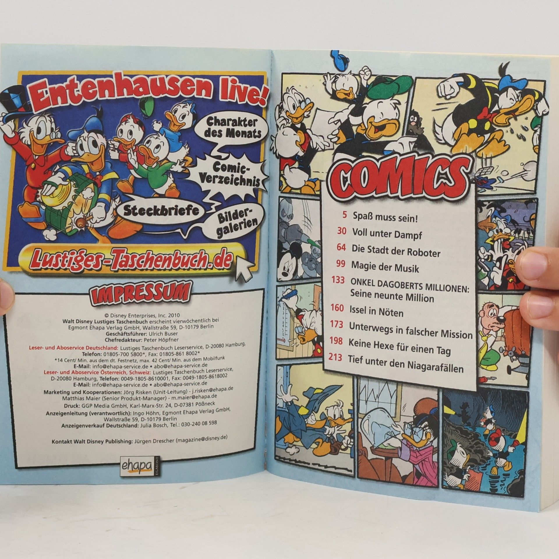 Walt Disney Lustiges Taschenbuch 407. Spass muss sein!