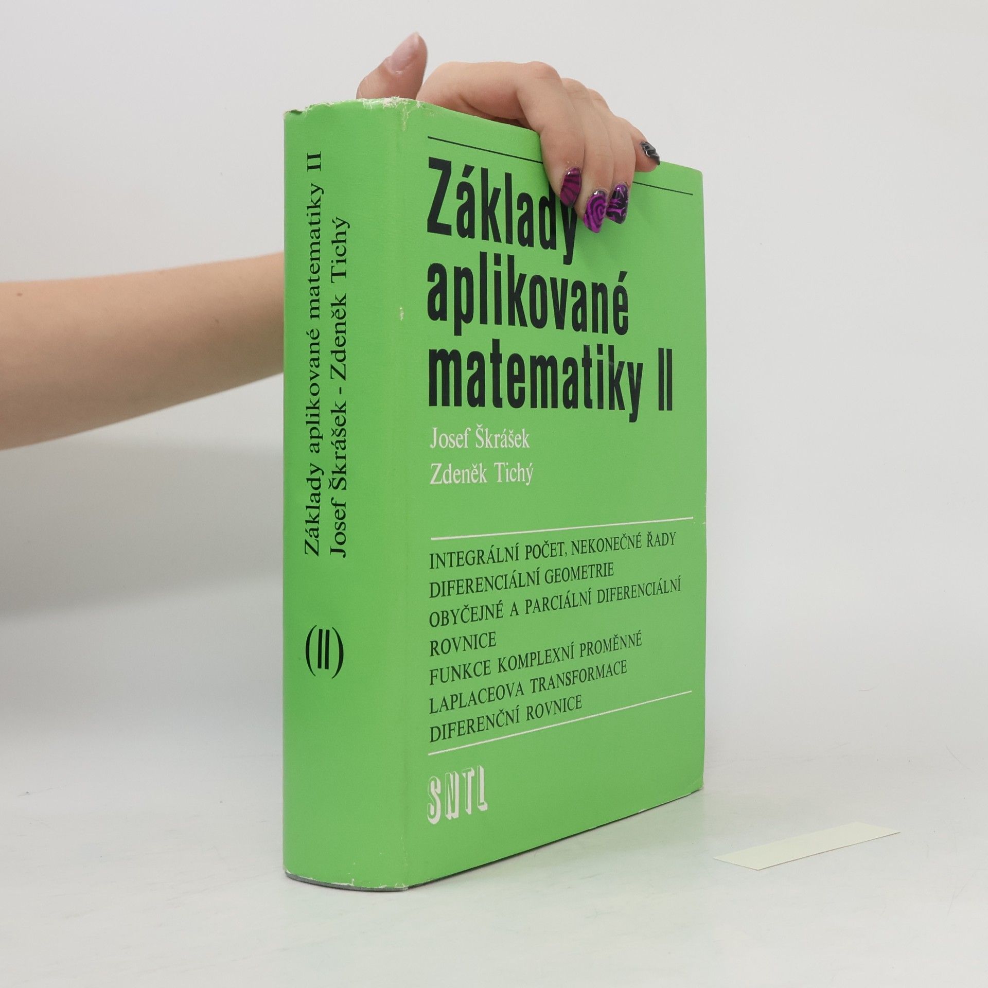 Zdeněk Tichý Základy aplikované matematiky II