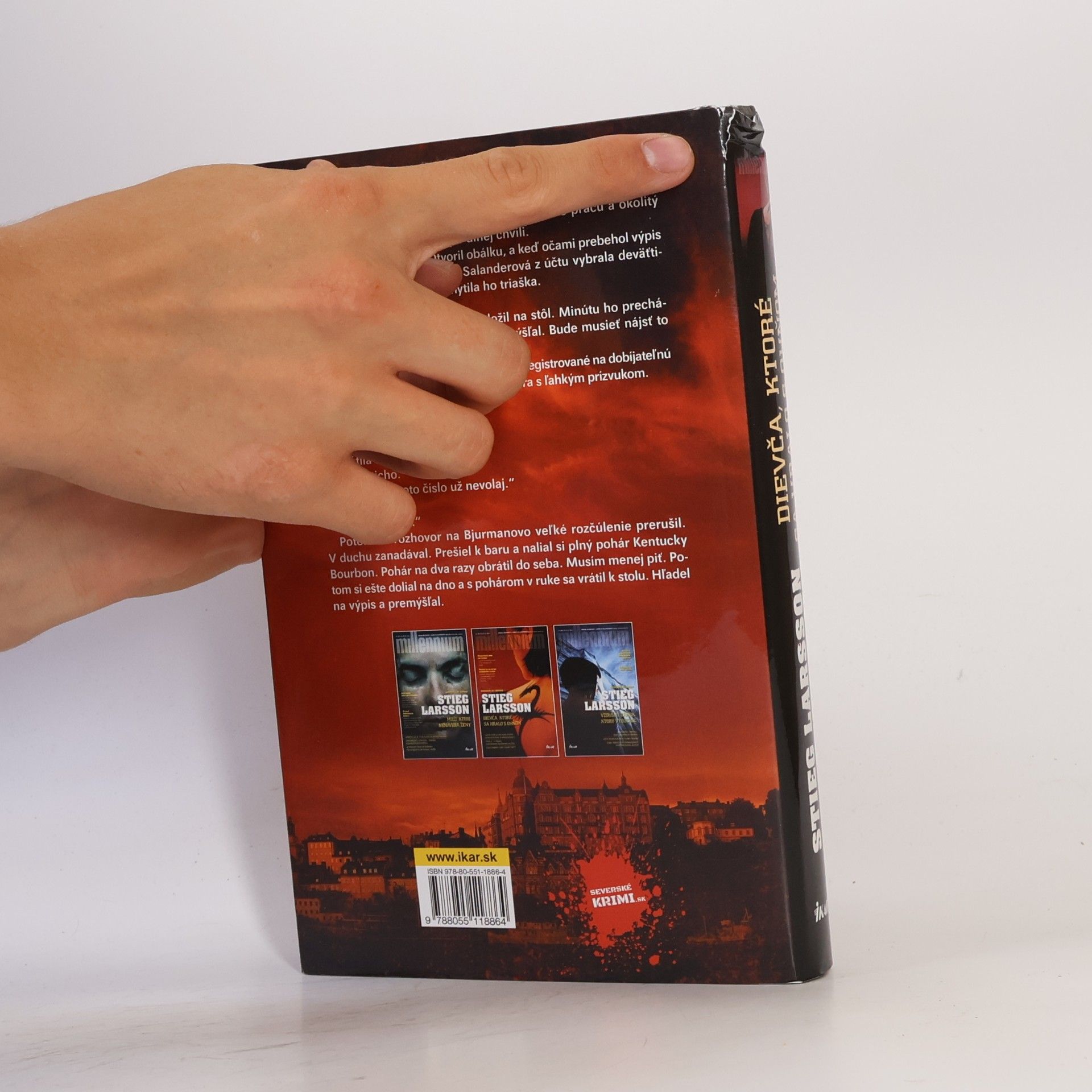 Stieg Larsson Dievča, ktoré sa hralo s ohňom