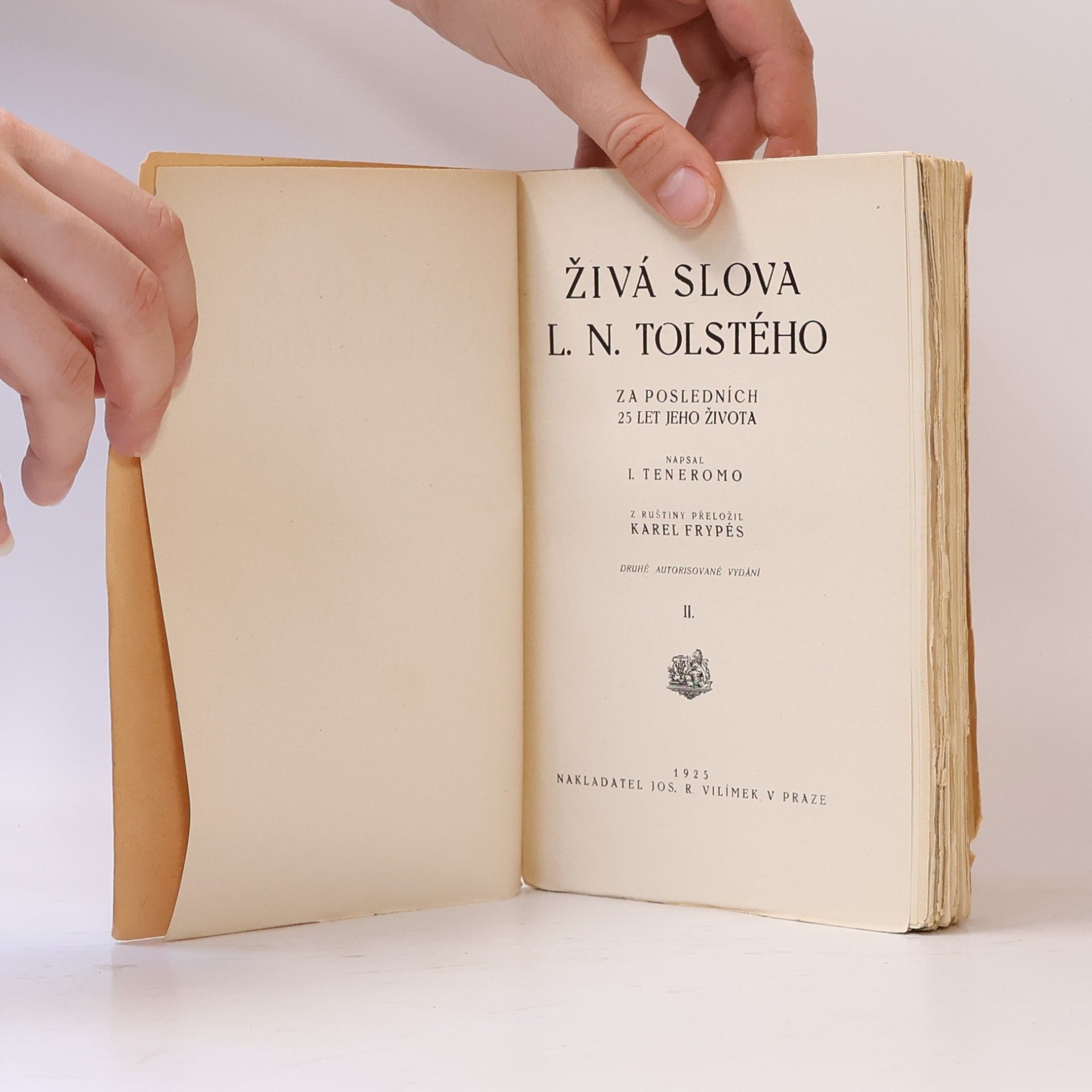 Lew Nikolajewitsch Tolstoi Živá slova