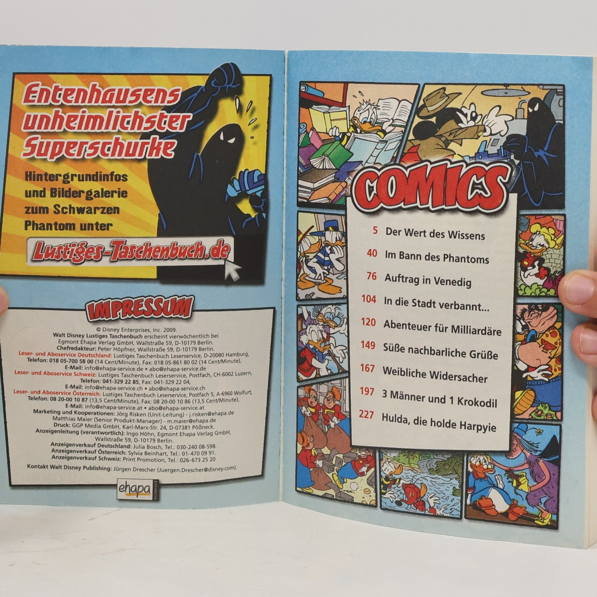 Walt Disney Lustiges Taschenbuch 389. Im Bann des Phantoms