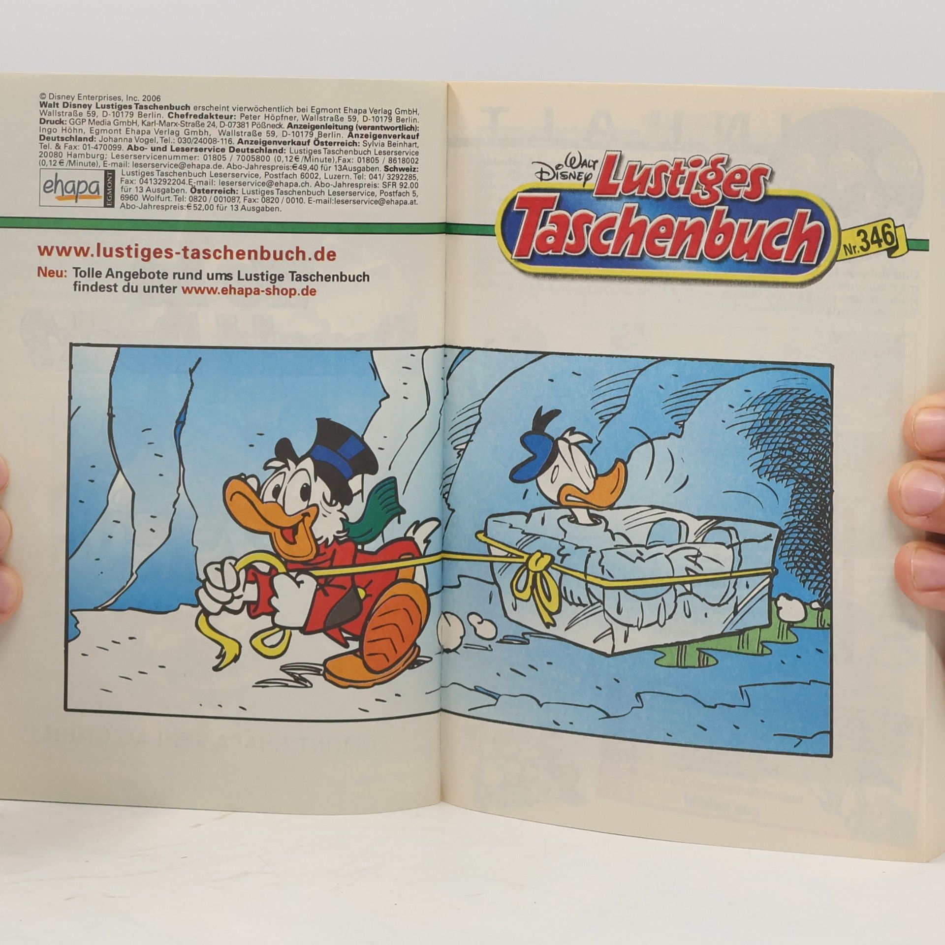 Walt Disney Lustiges Taschenbuch 346. Wo ist Donald Duck?