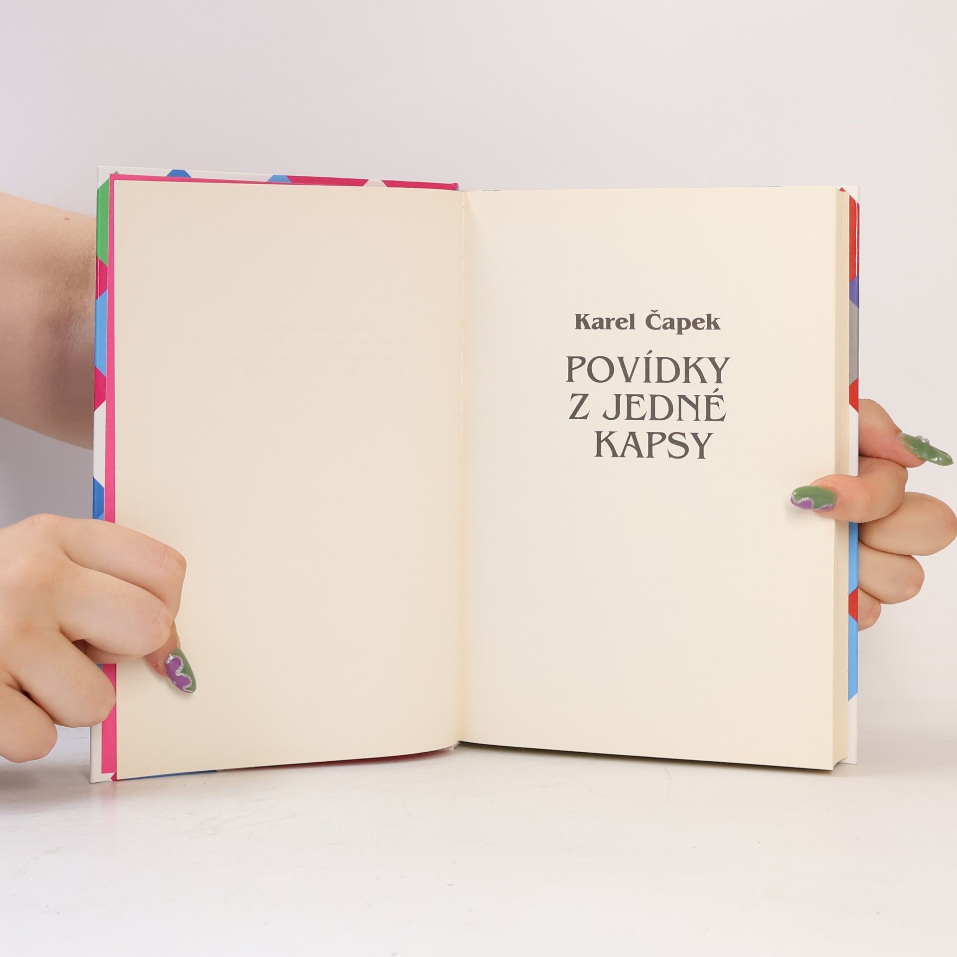 Karel Čapek Povídky z jedné kapsy. Povídky z druhé kapsy.