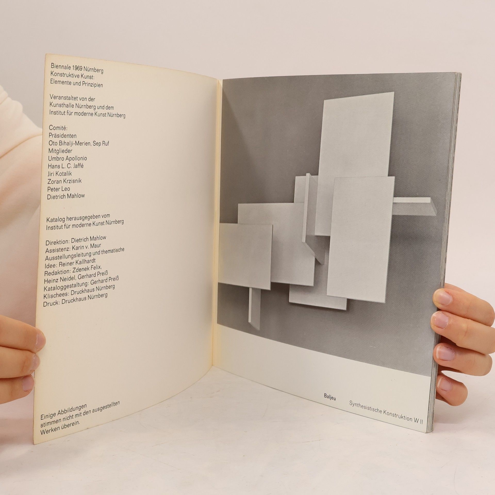 kolektiv Biennale 1969 Nürnberg. Konstruktive Kunst: Elemente und Prinzipen