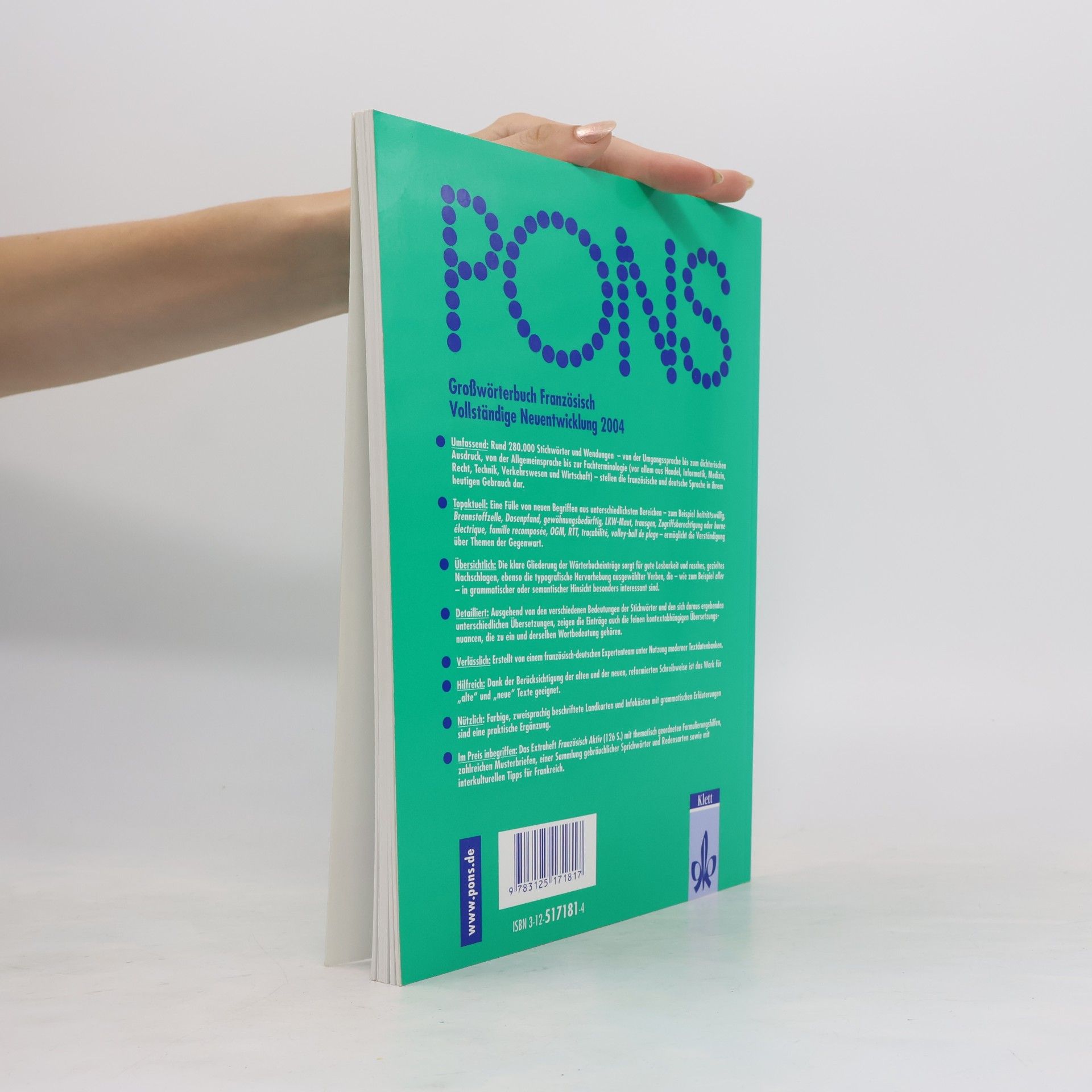 Heidi Eschmann PONS-Großwörterbuch. Französisch-Deutsch. Deutsch-Französisch