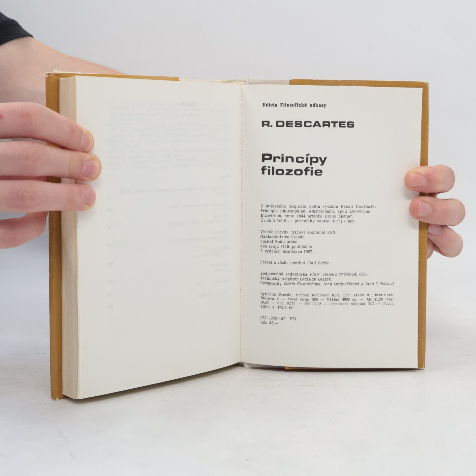 René Descartes Princípy filosofie