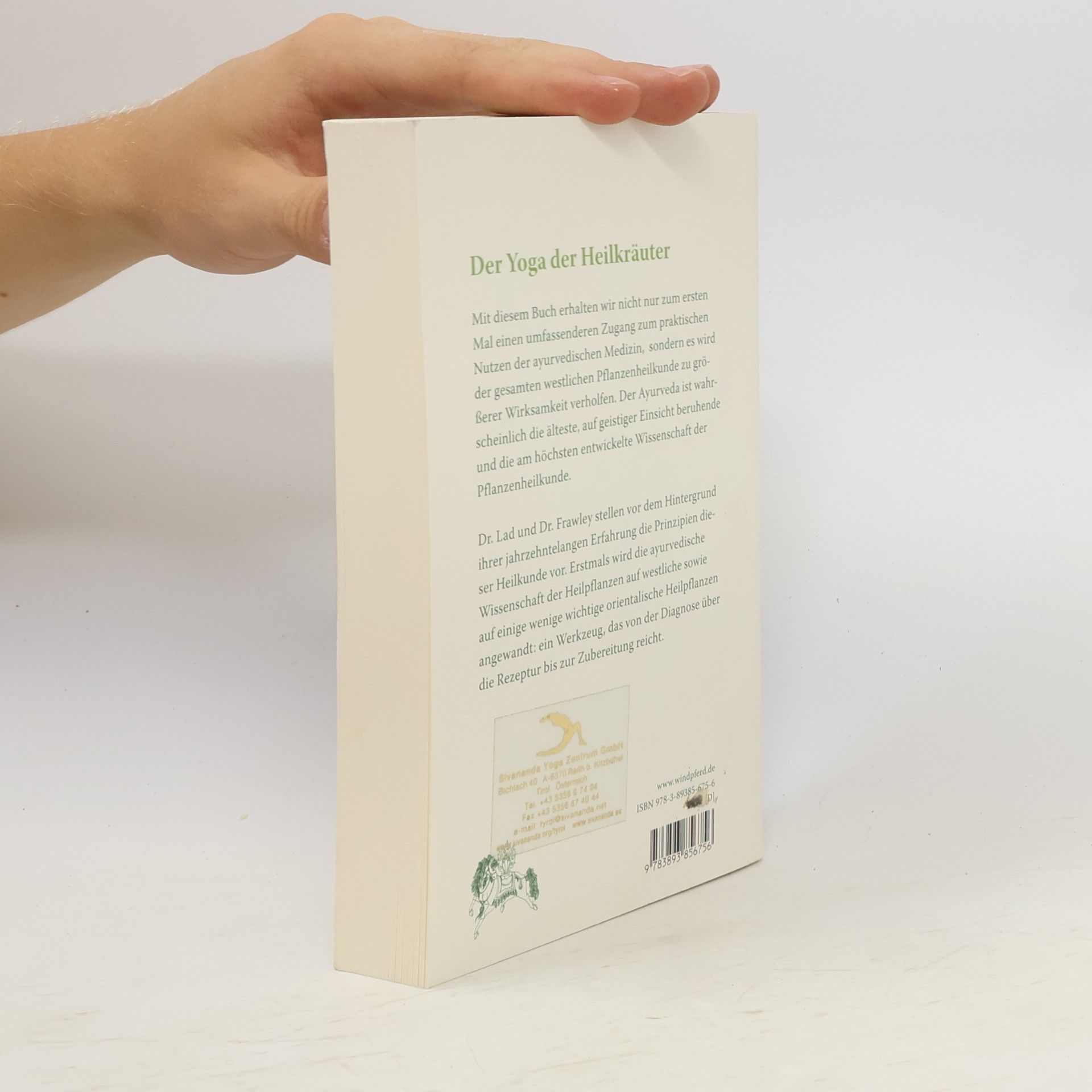 Vasant Lad Die Ayurveda-Pflanzen-Heilkunde