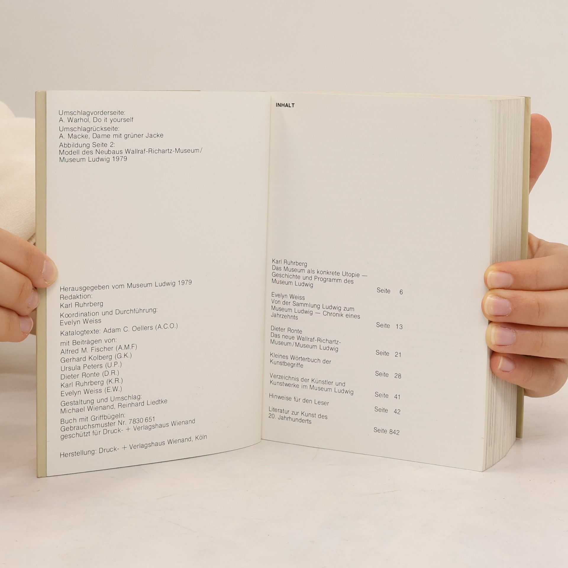 Karl Ruhrberg Handbuch Museum Ludwig : Kunst des 20. Jahrhunderts