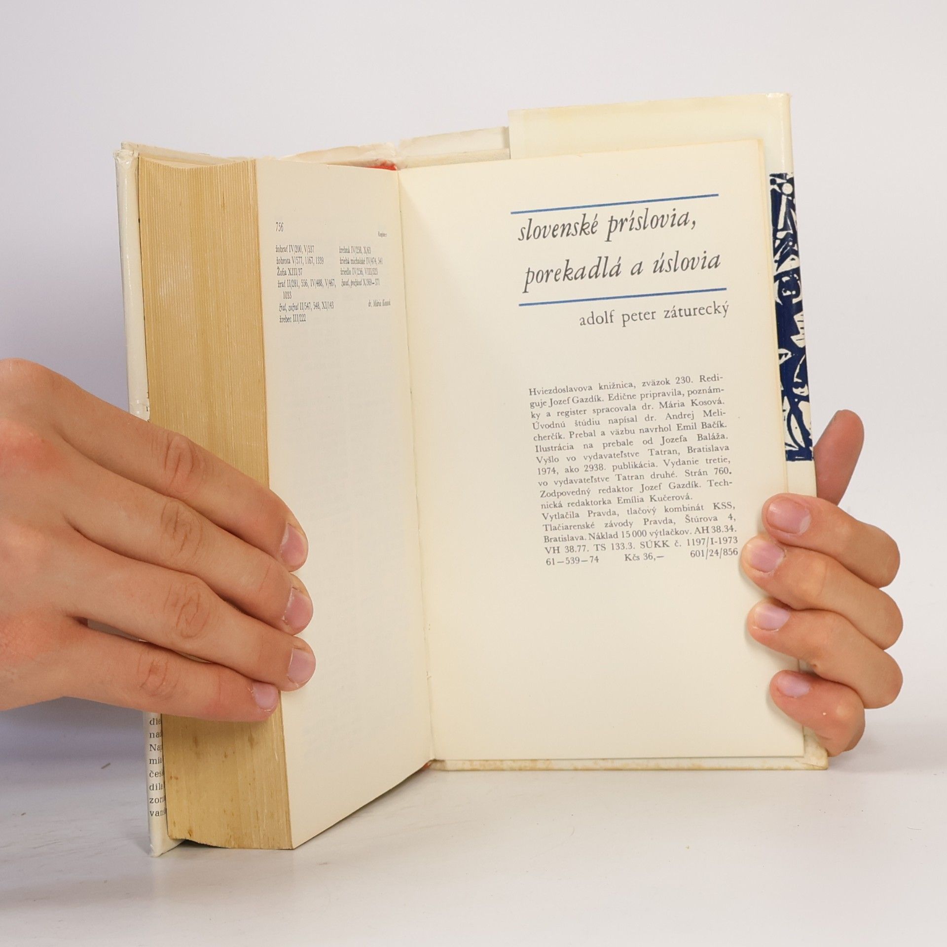 Adolf Peter Záturecký Slovenské príslovia, porekadlá a úslovia