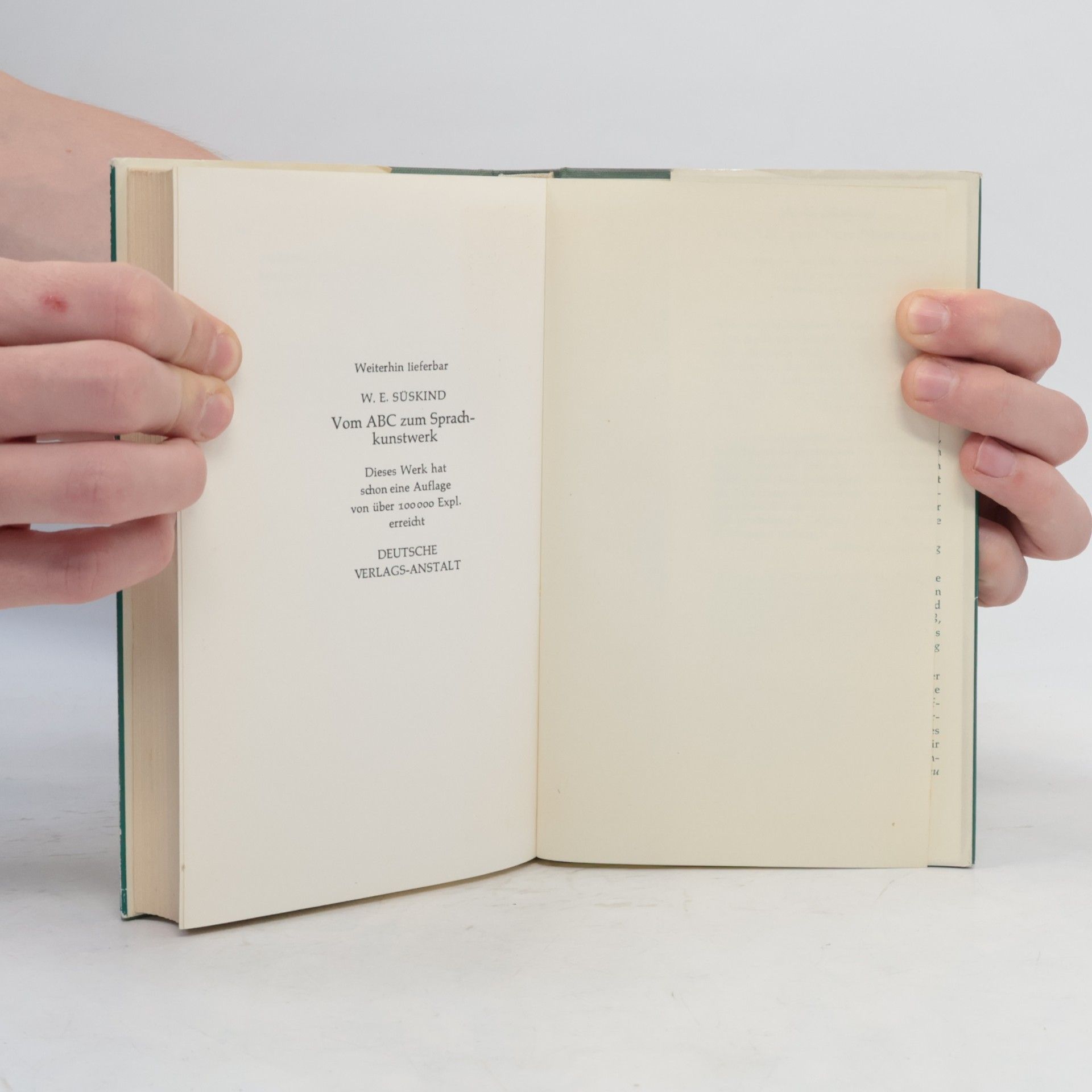 Wilhelm E. Süskind Dagegen hab´ ich was