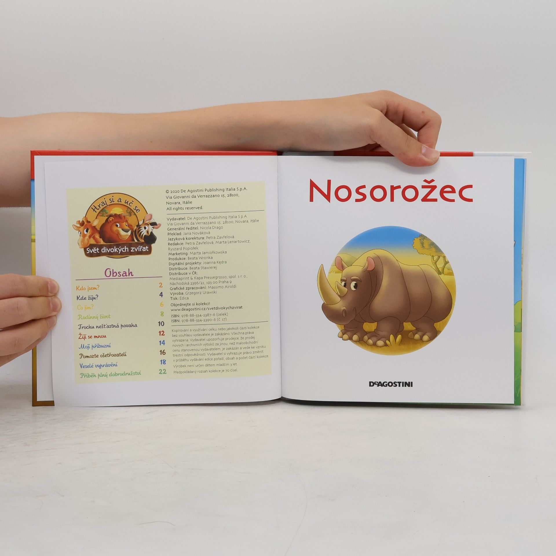 Collectif d'auteurs Bydlím v savaně 17. Nosorožec