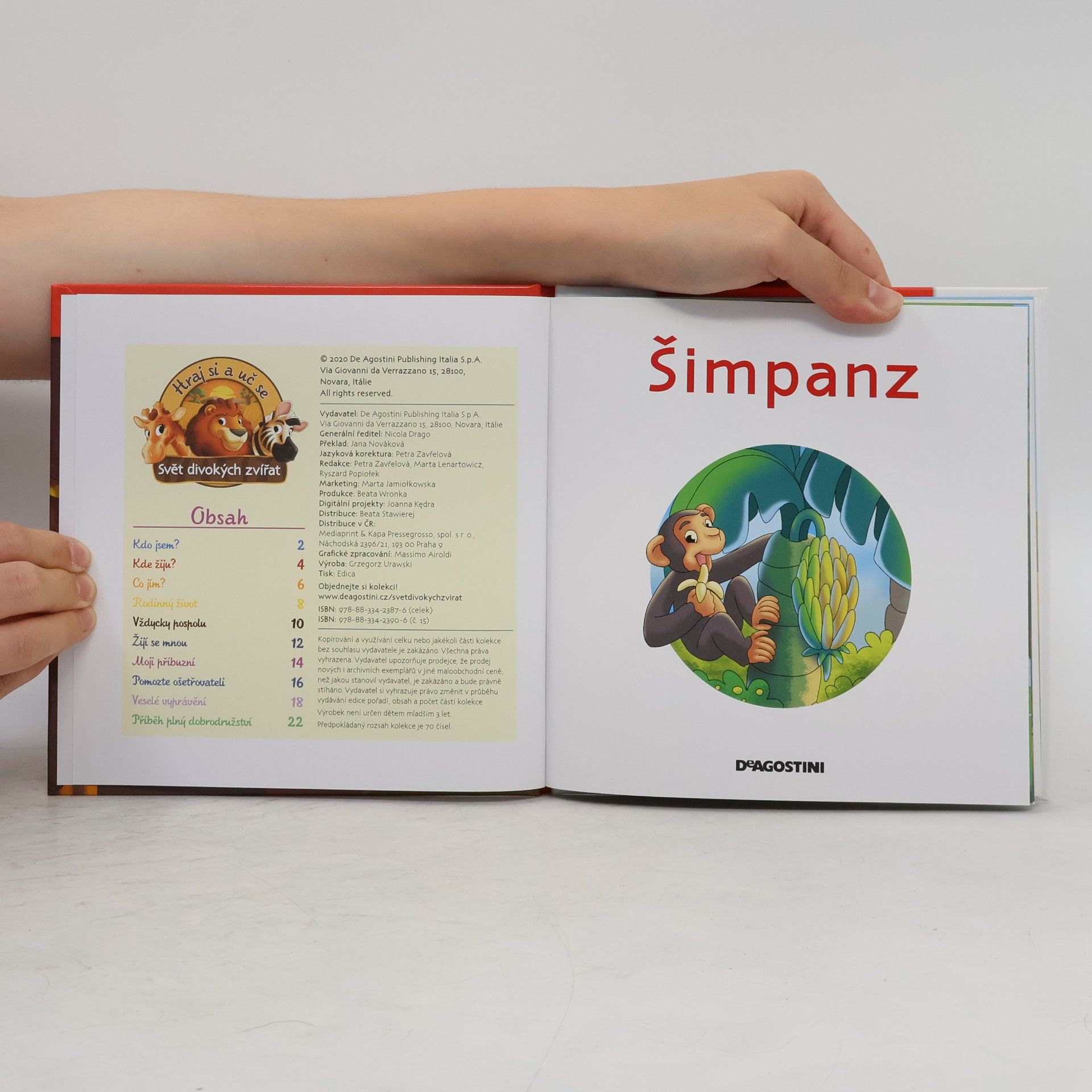 Collectif d'auteurs Bydlím v savaně 15. Šimpanz